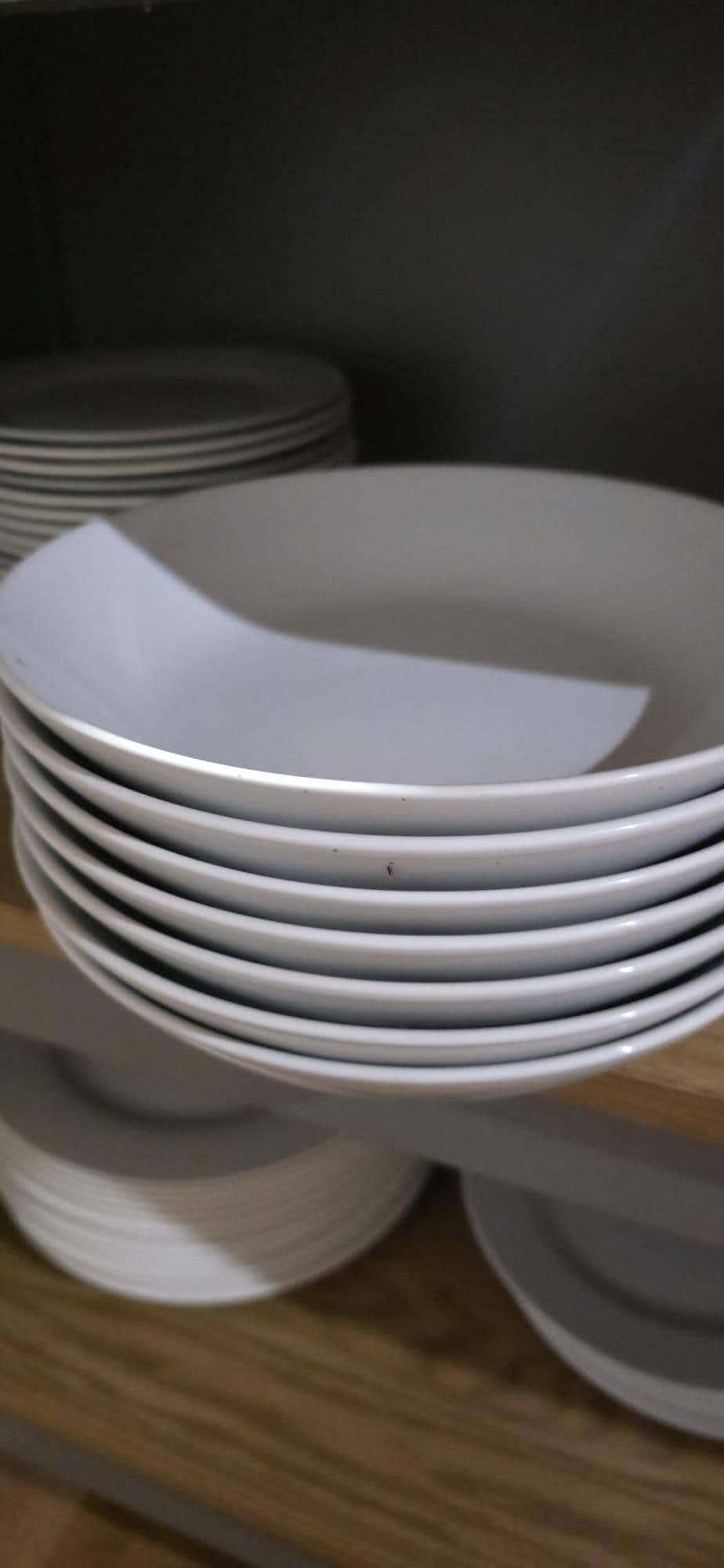 dirty dishes. Some even had old rice stuck to it that we had to clean