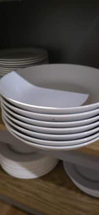 dirty dishes. Some even had old rice stuck to it that we had to clean