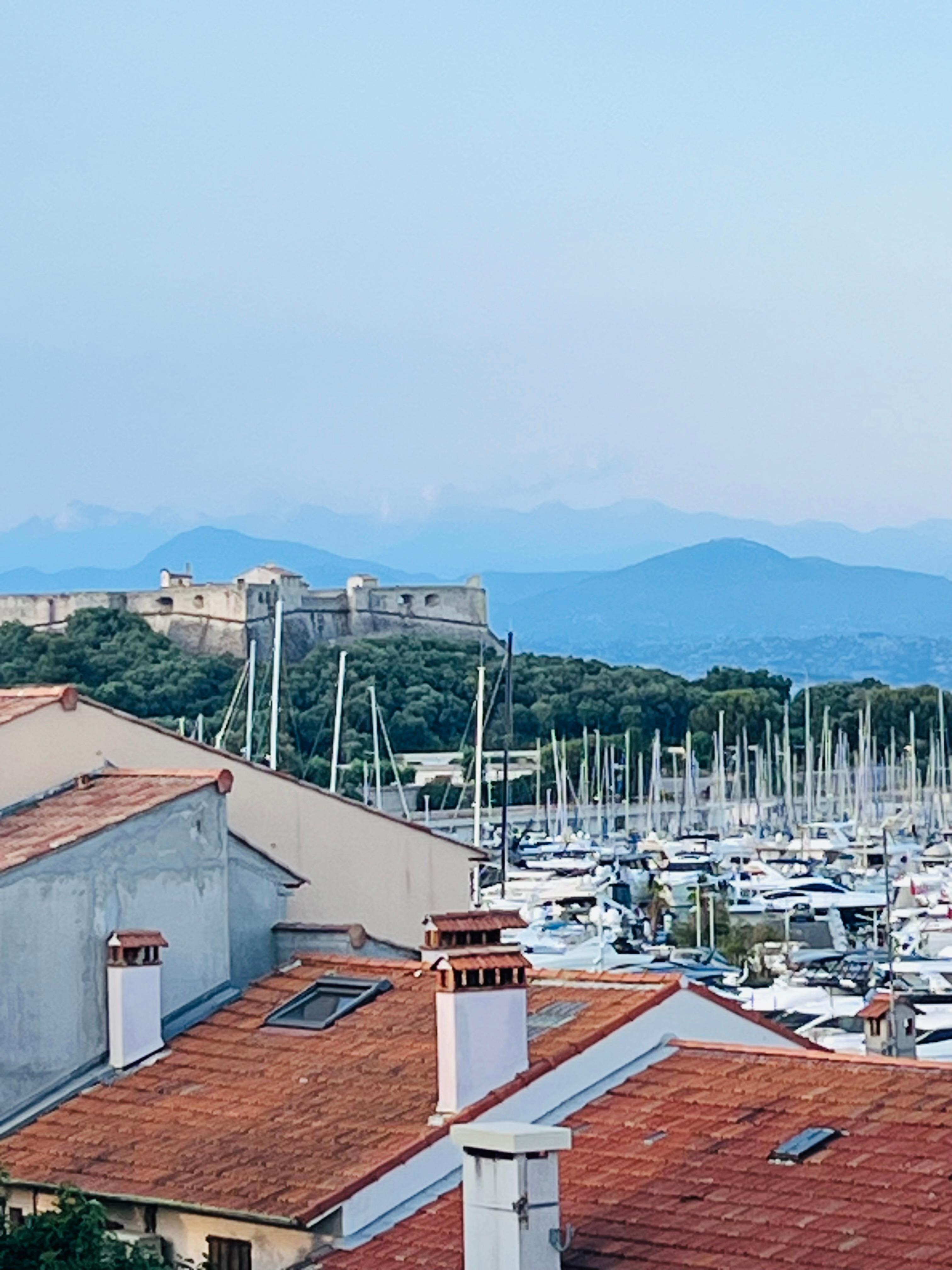 Marina view from kitchen 