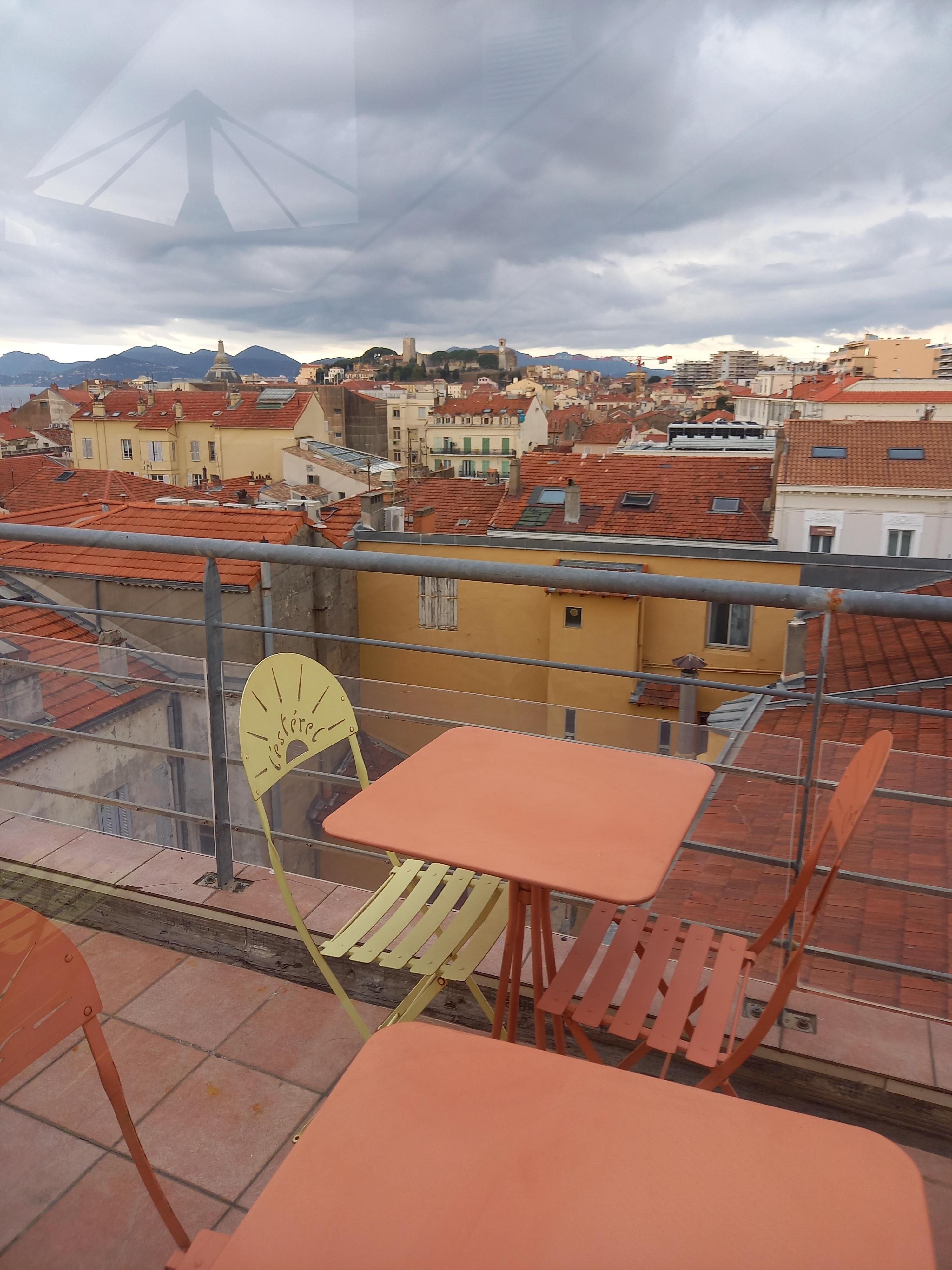 Vista dalla terrazza della colazione