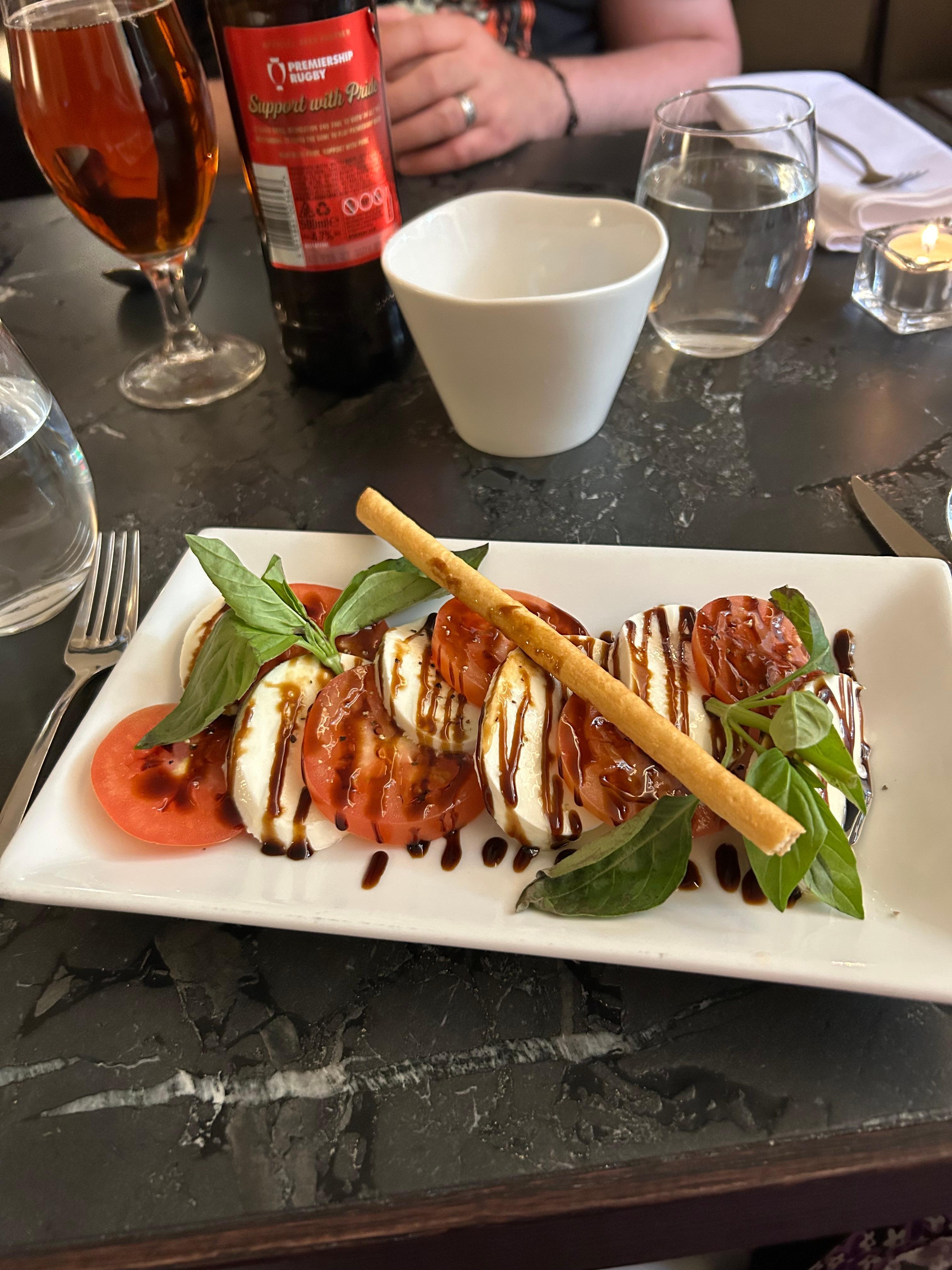 Tomato mozzarella salad
