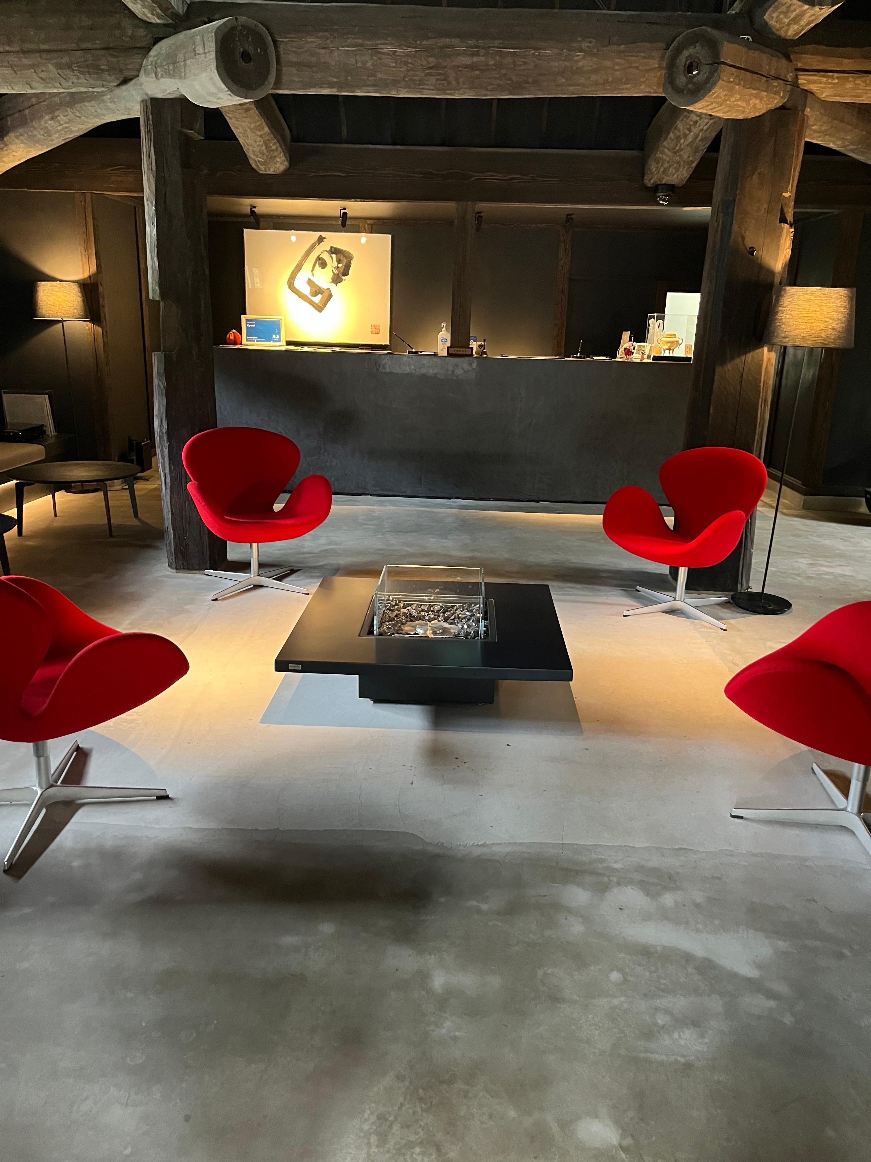 モダンなロビー