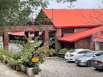 Exterior lobby entrance