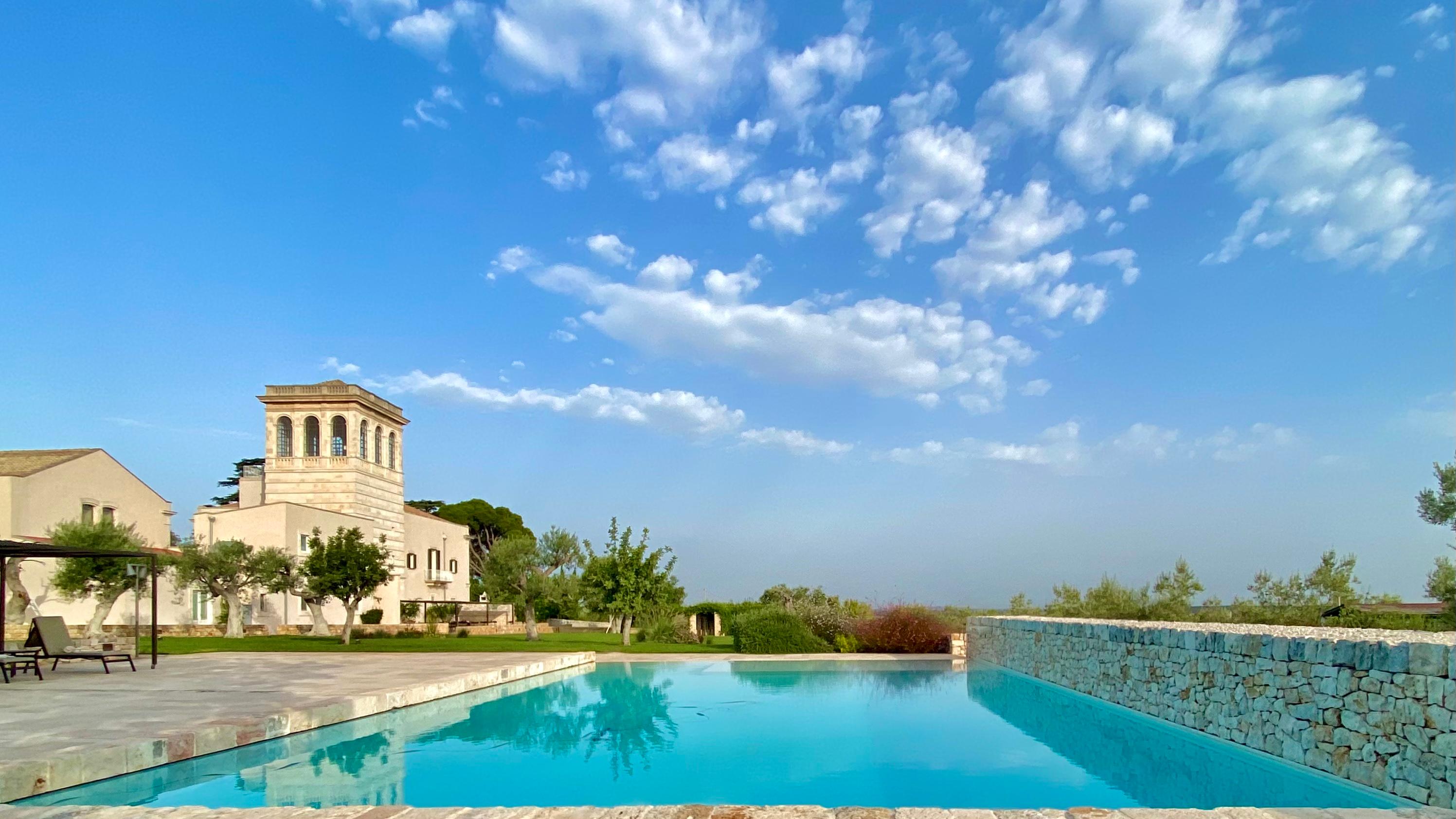 Splendid pool area for lazy days.