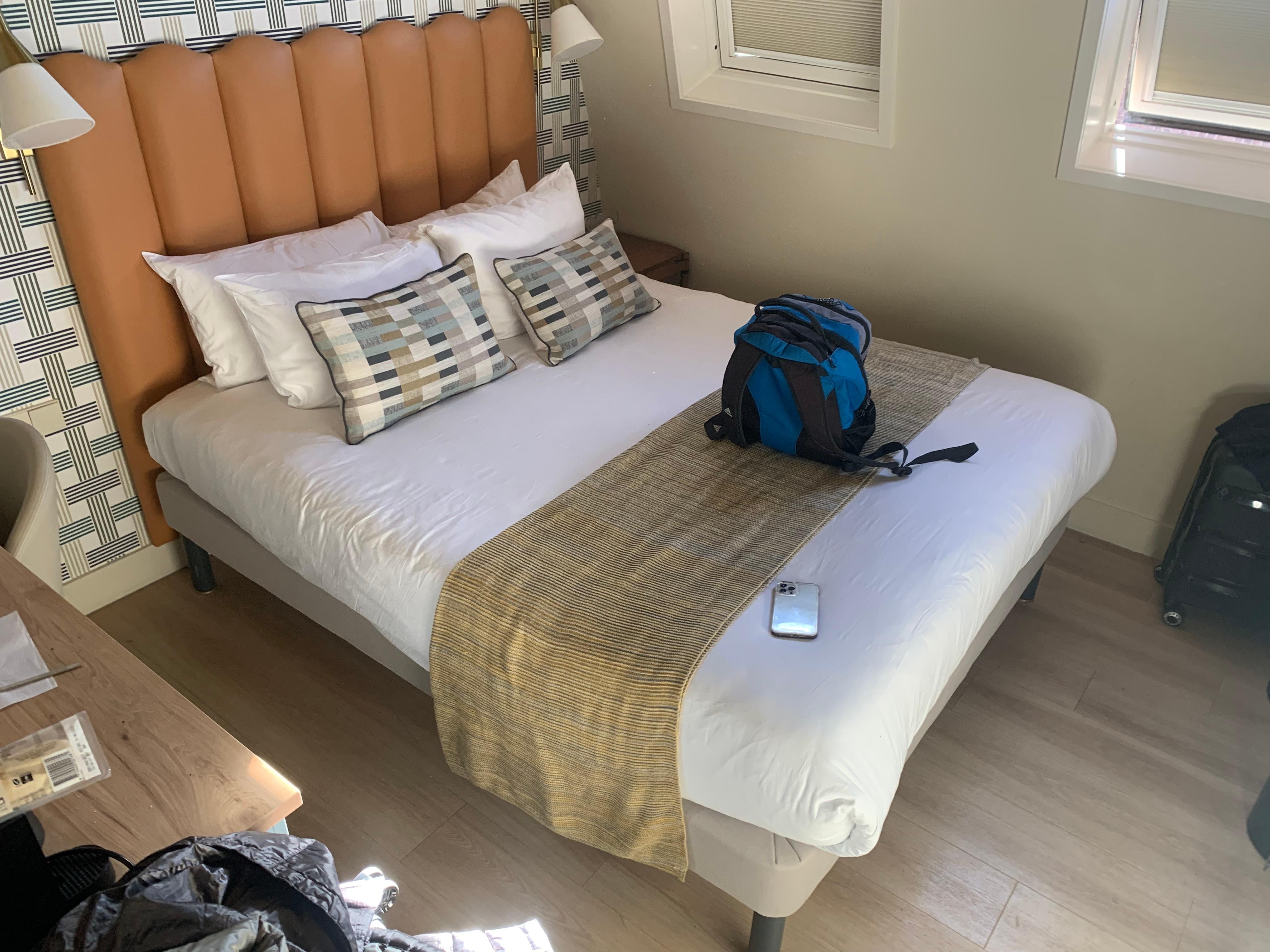They claimed 183 square feet in the description—but in reality, it is much smaller.