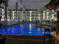 Nice pool, but they removed two hot tubs. Why?