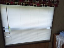 Broken bedroom blind