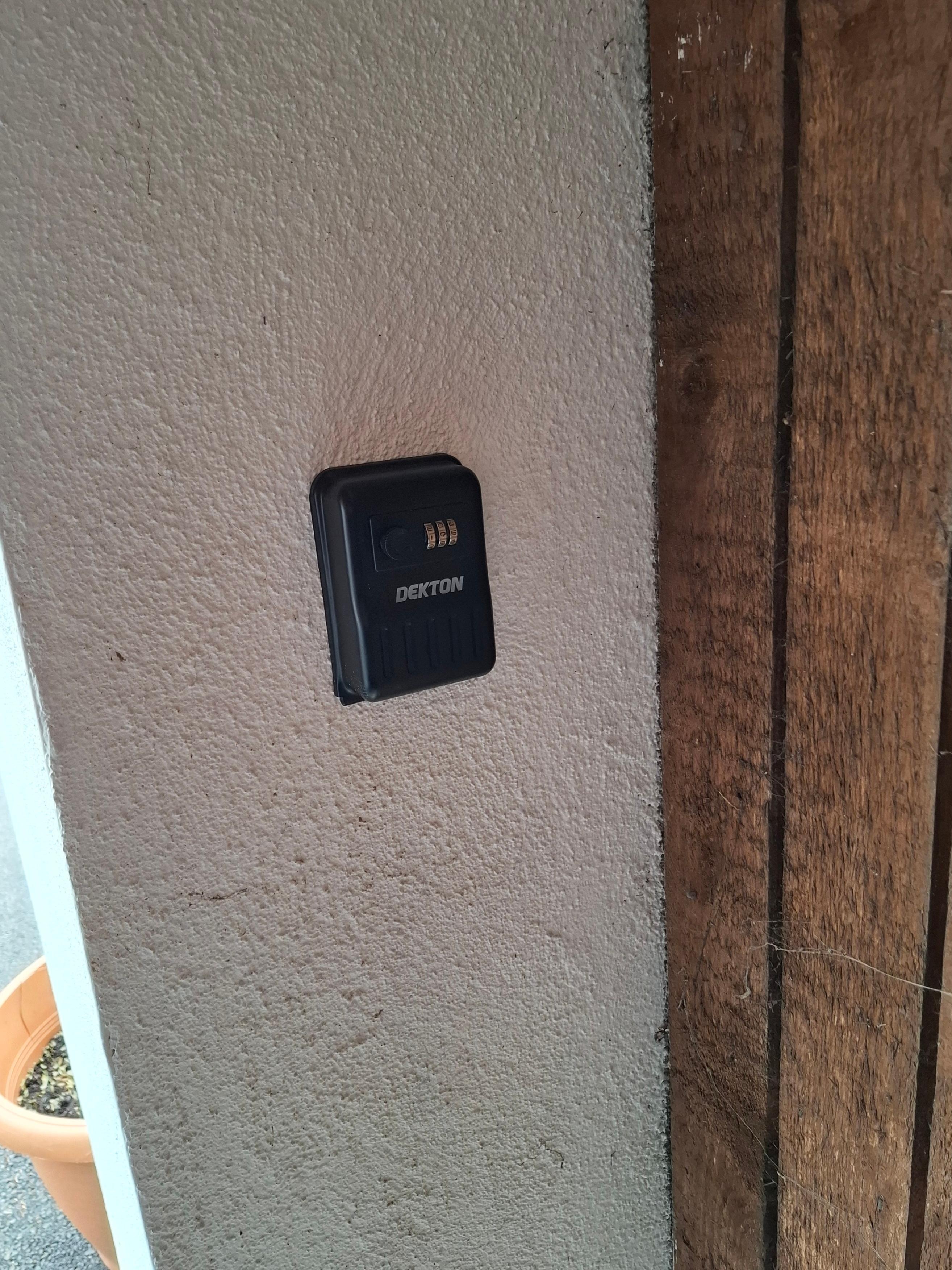 The key safe when found