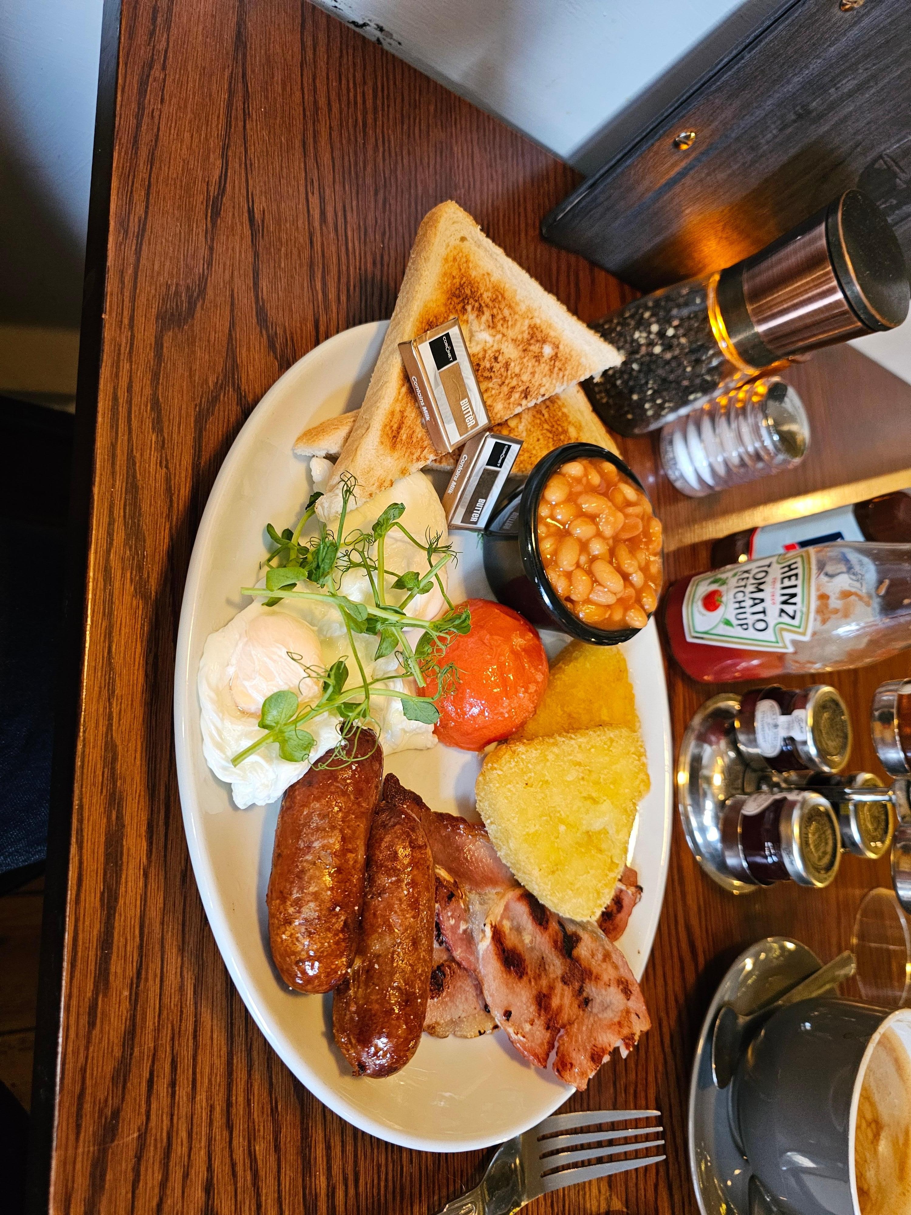 Full English included in price of stay. 