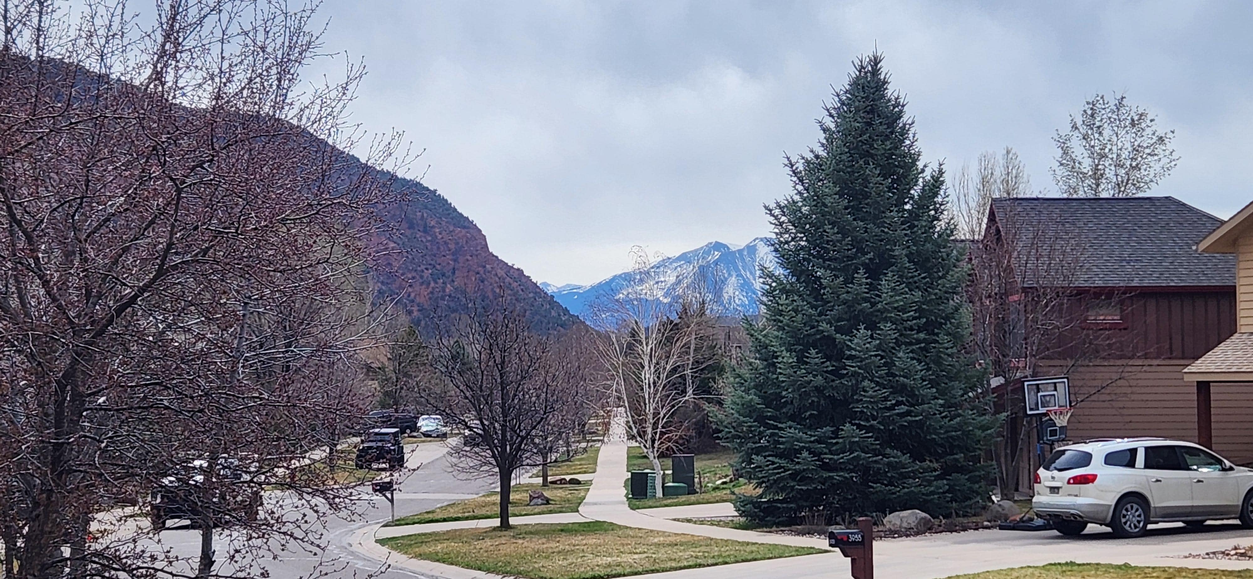 Lovely view from the front porch.