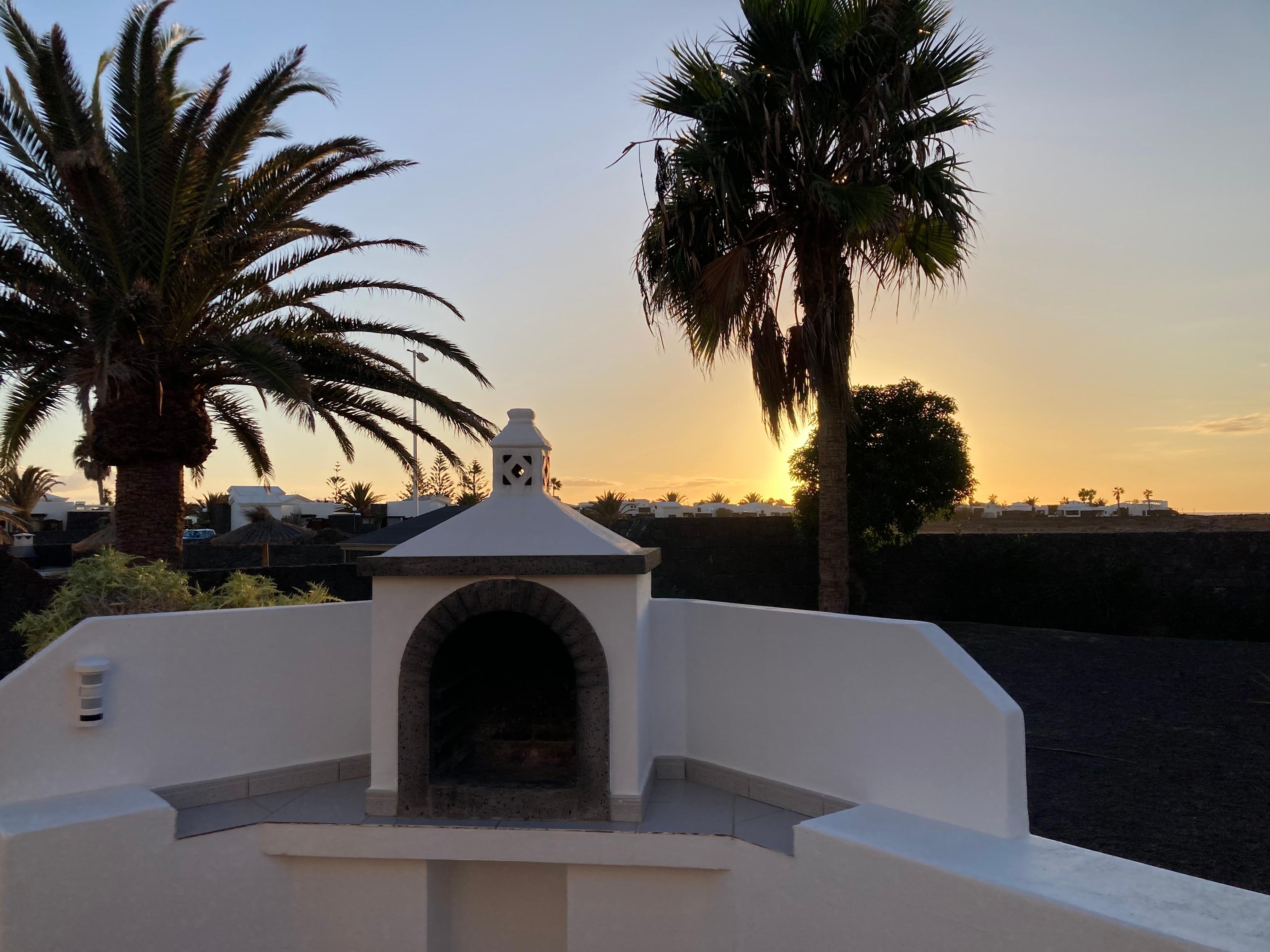 Abenddämmerung in der Villa 