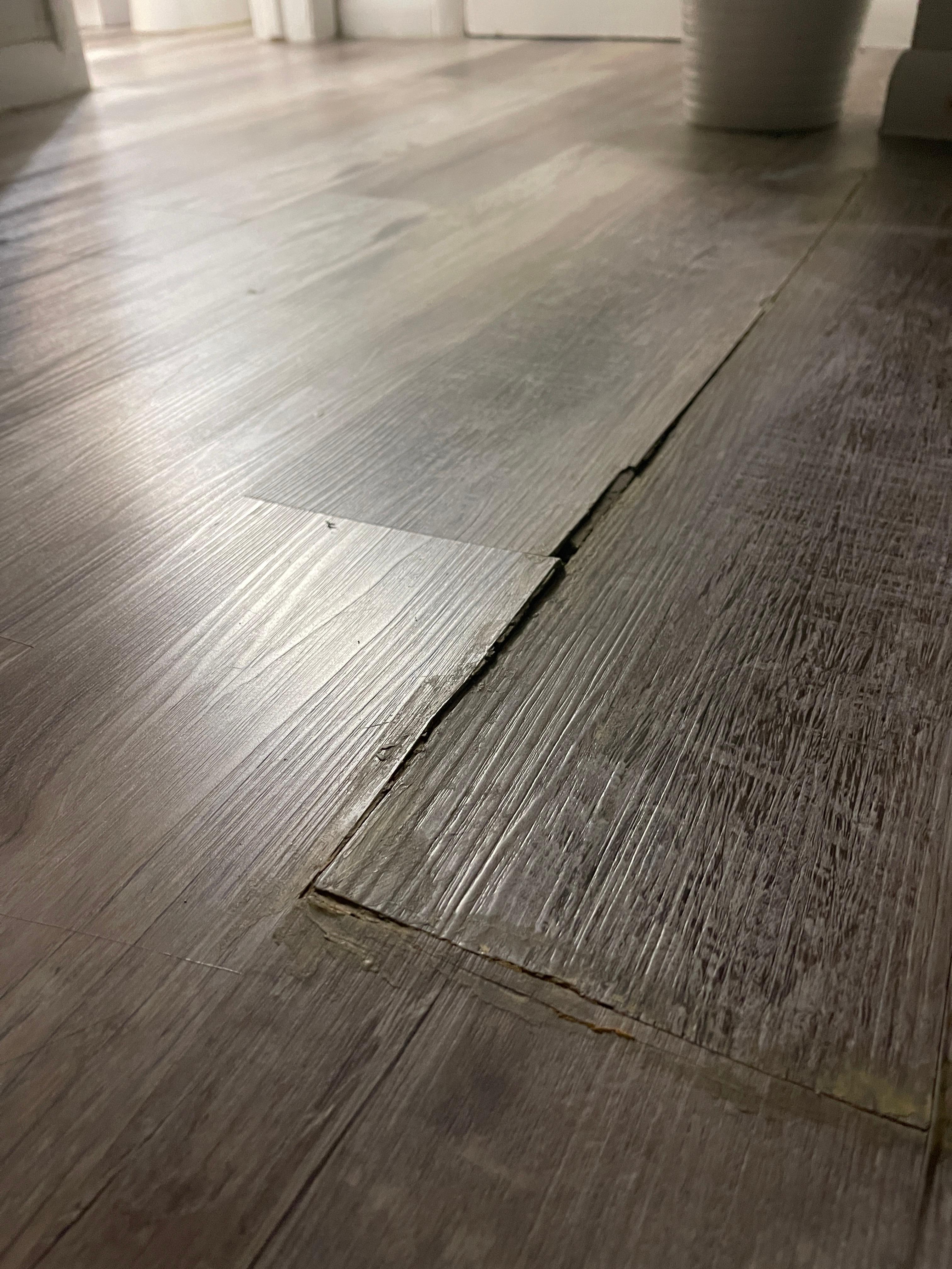 Damaged floor