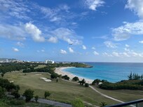 View from the terrace over Mullet Bay