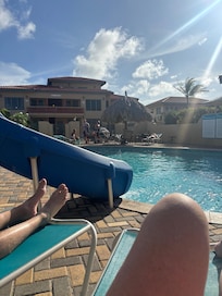 The waterslide is amazing