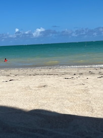 Praia linda e sossegada