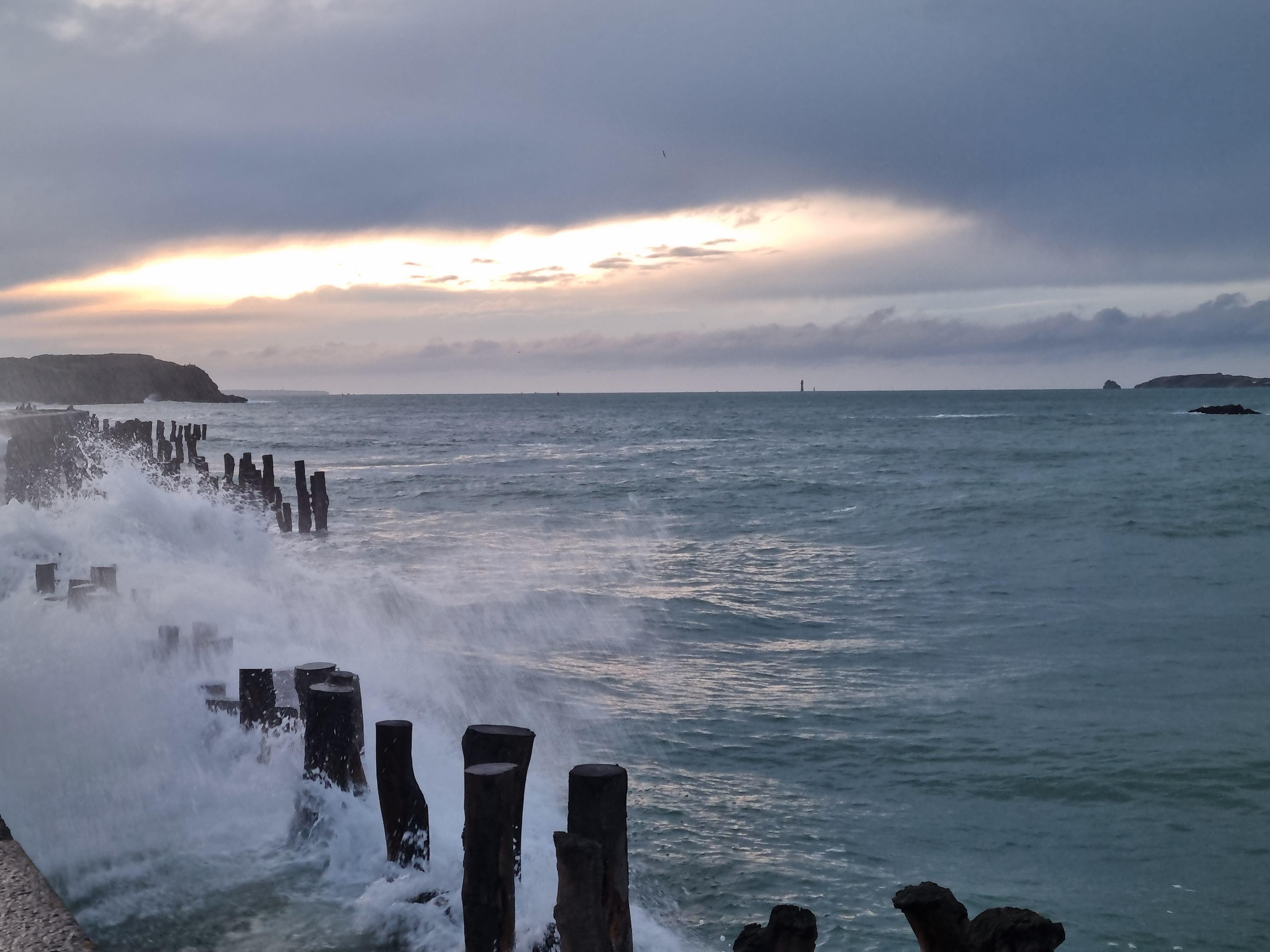 Grandes marées du 28/10/2023 à Saint Malo 