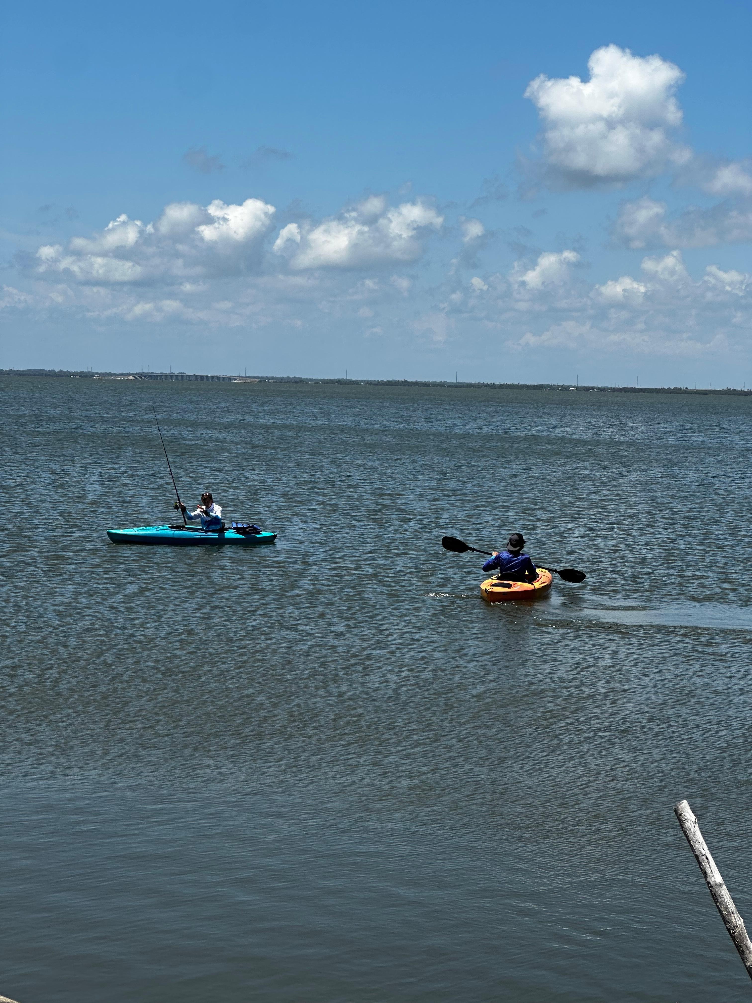 Kayaks available and direct access 