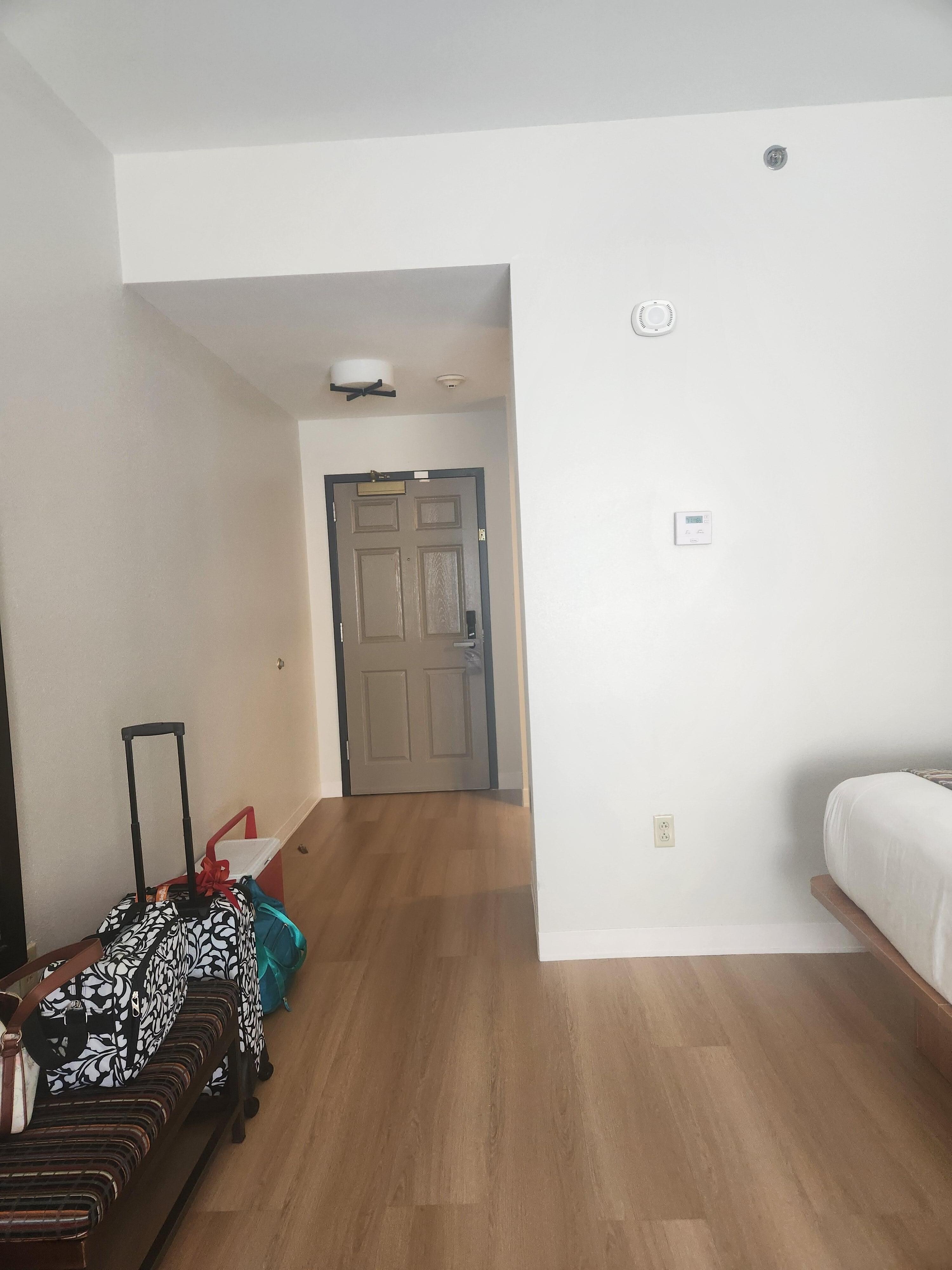 Easy to clean floor makes it seem so much more inviting.  You know it's clean! 