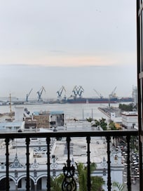 Vista desde la habitación.