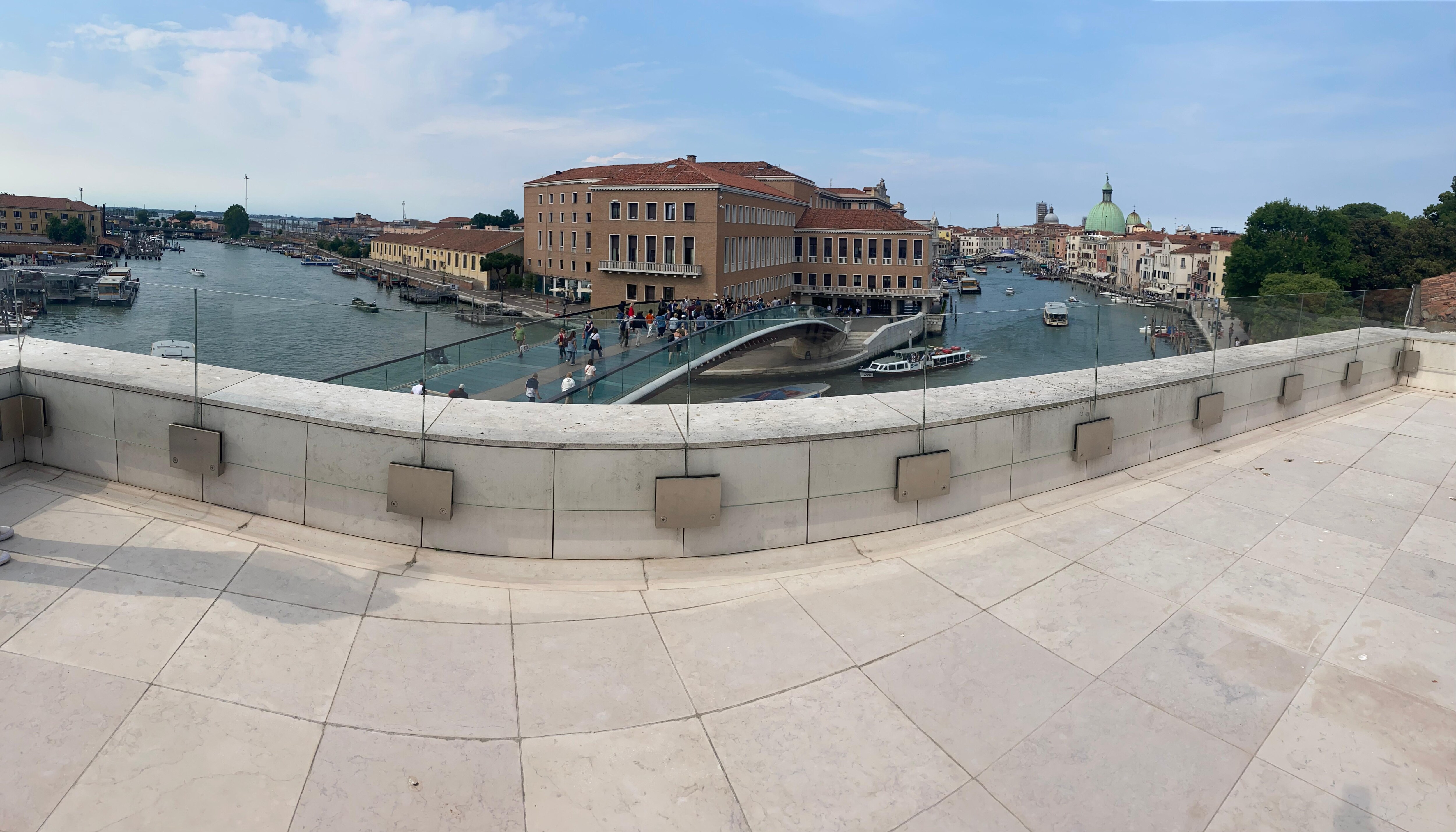 Panoramic view from rooftop