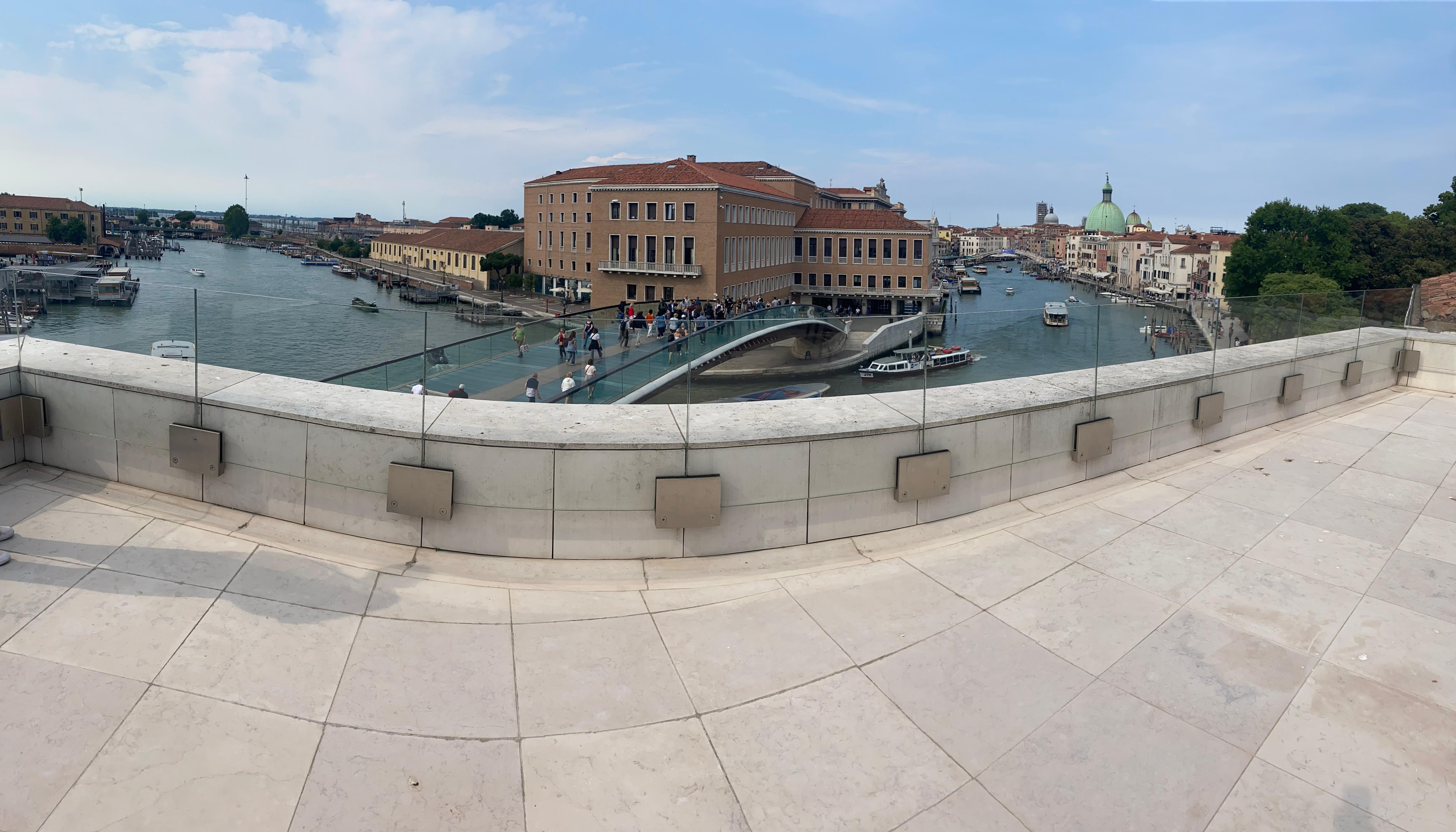Panoramic view from rooftop