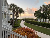 View from porch water right there.