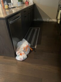 Trash left there upon arrival