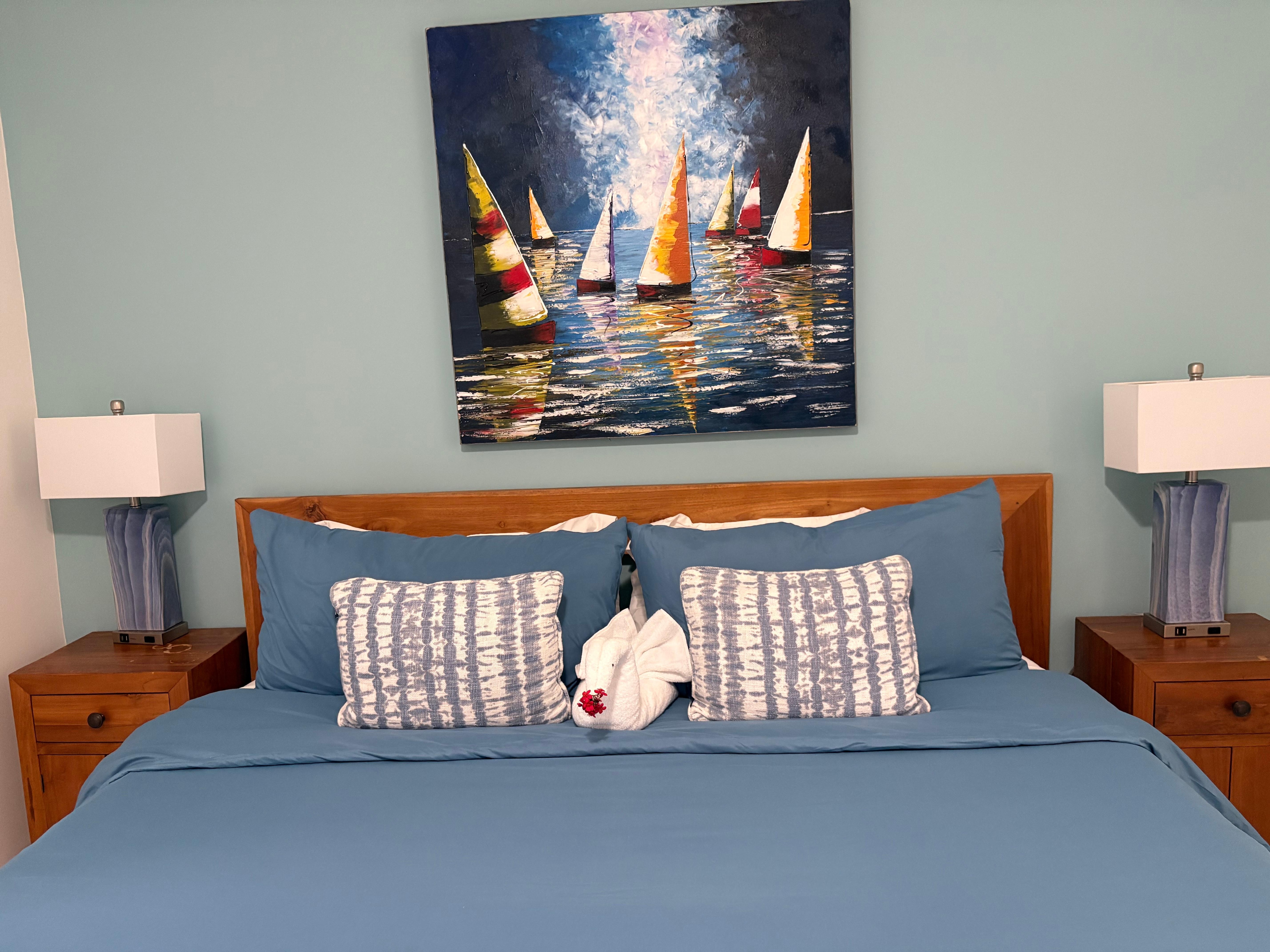 Our bed was very comfortable and ensuite was also good! 