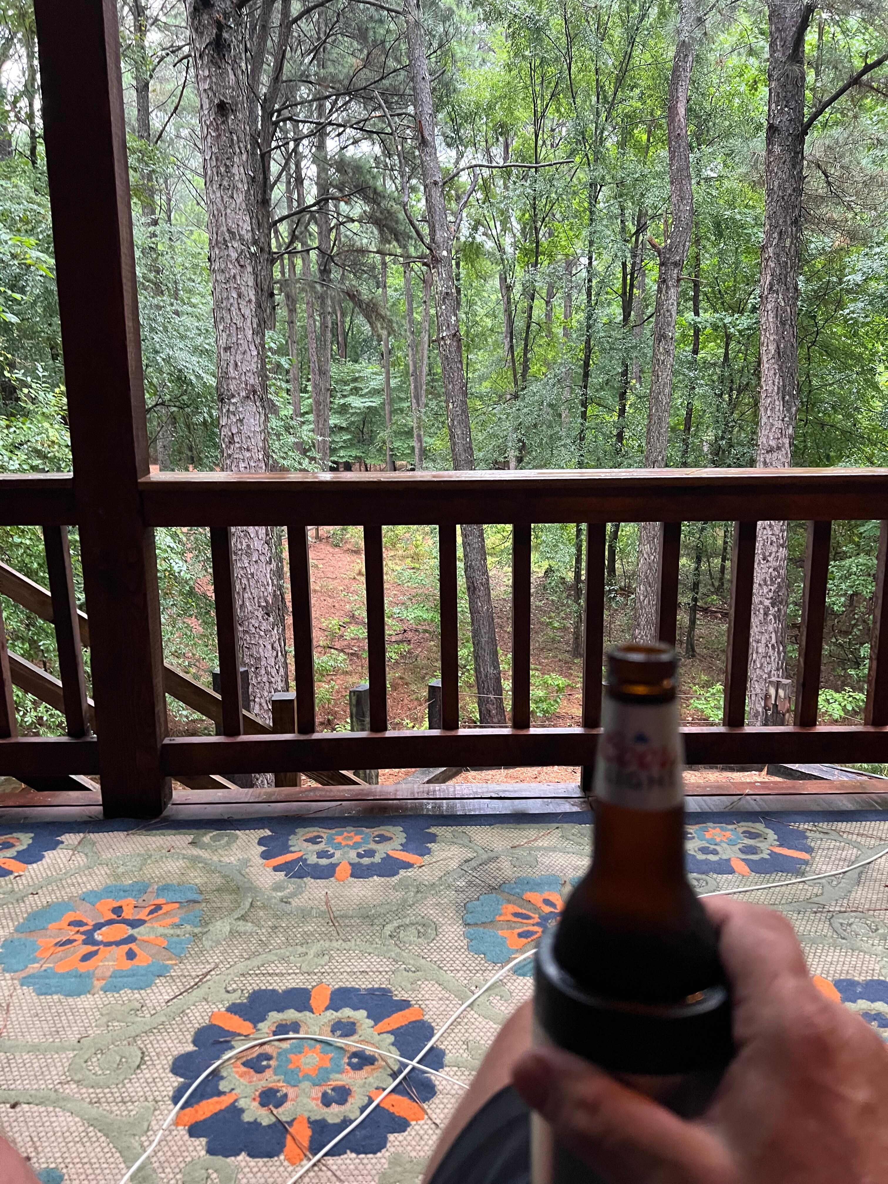 Beautiful view and perfect cabin for me and the wife. 
