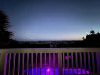 Night view from back deck
