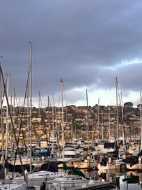 Looking northeast over marina