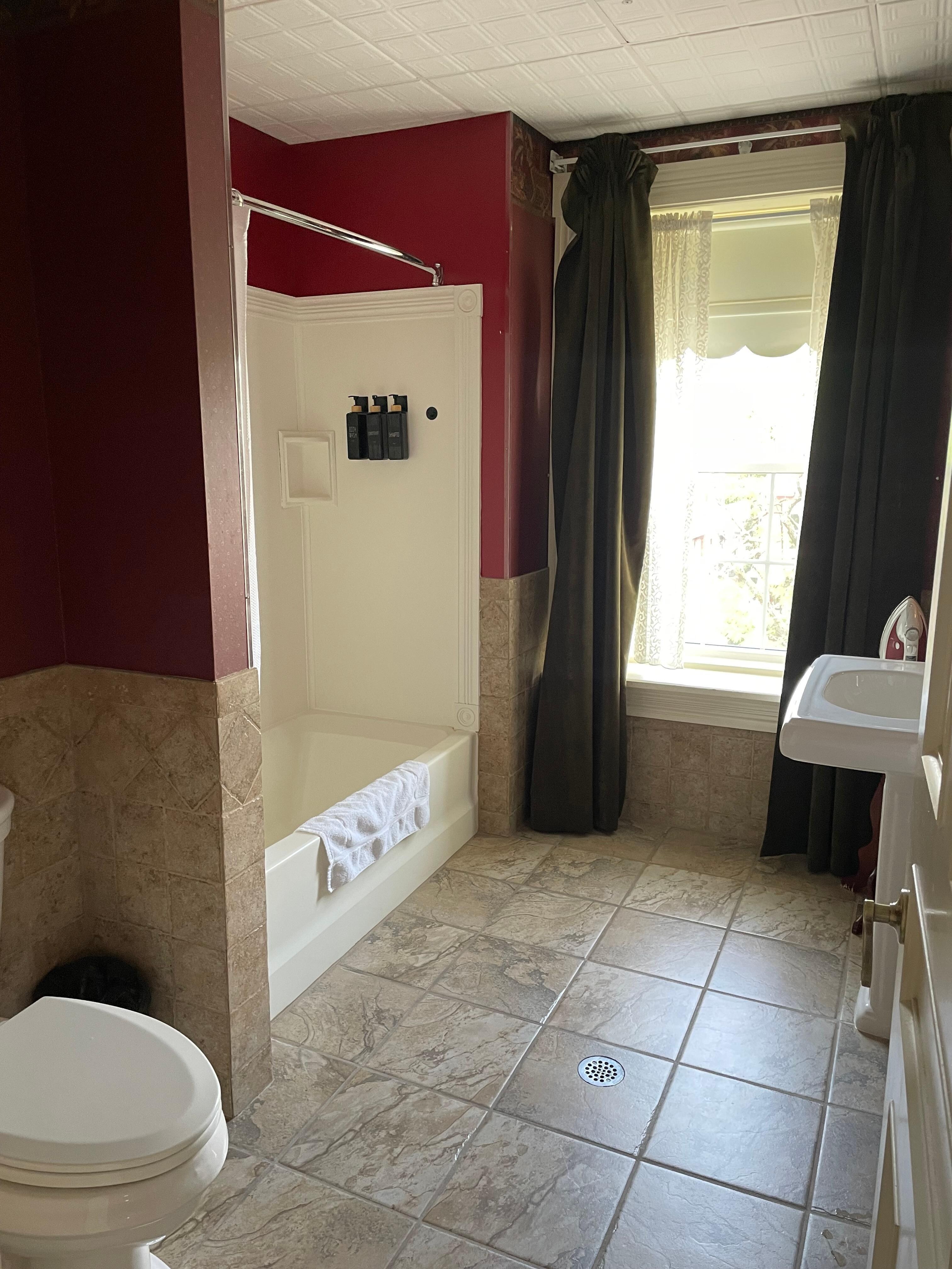Clean bathroom