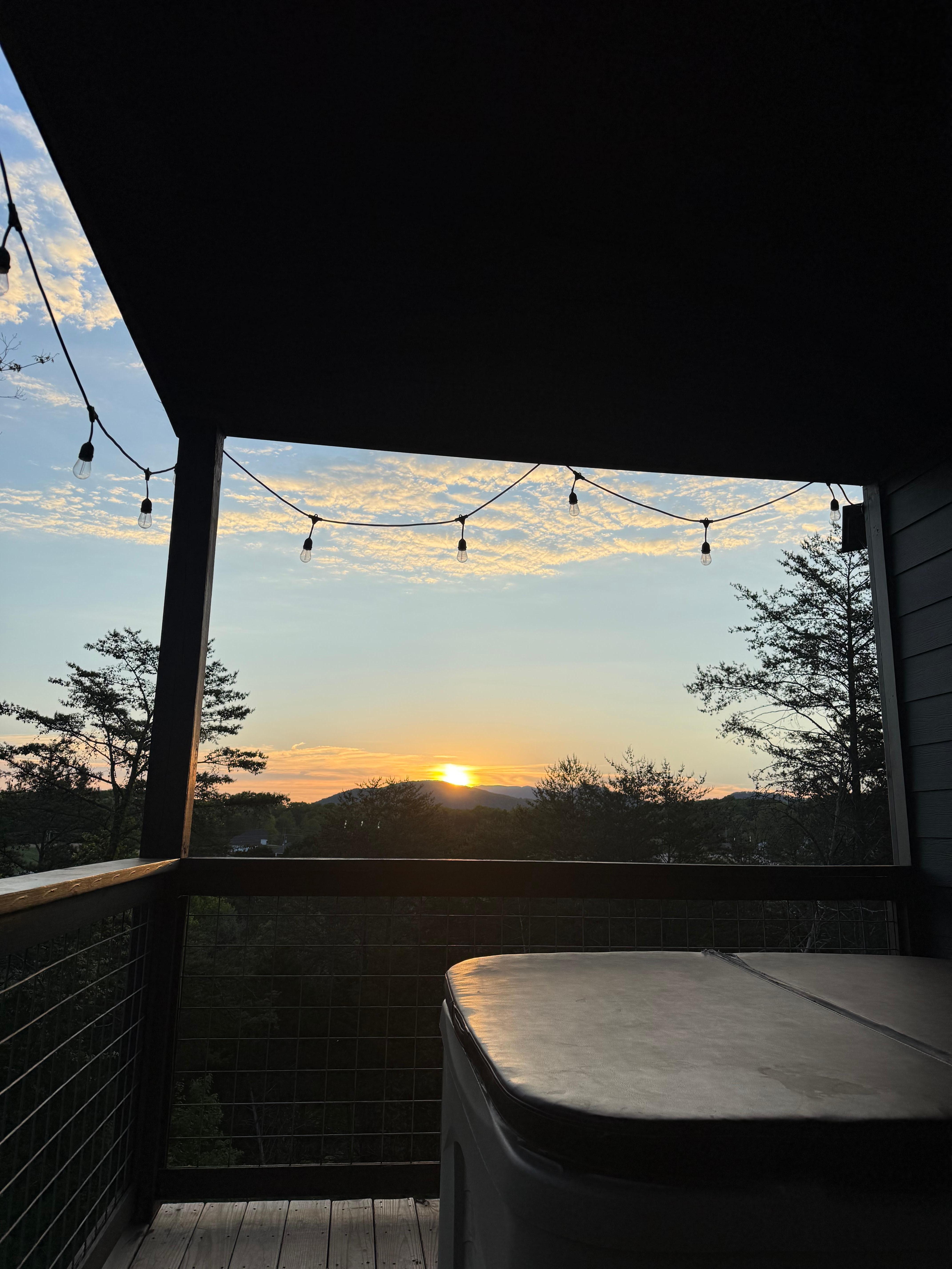 Morning view of the sunrise!