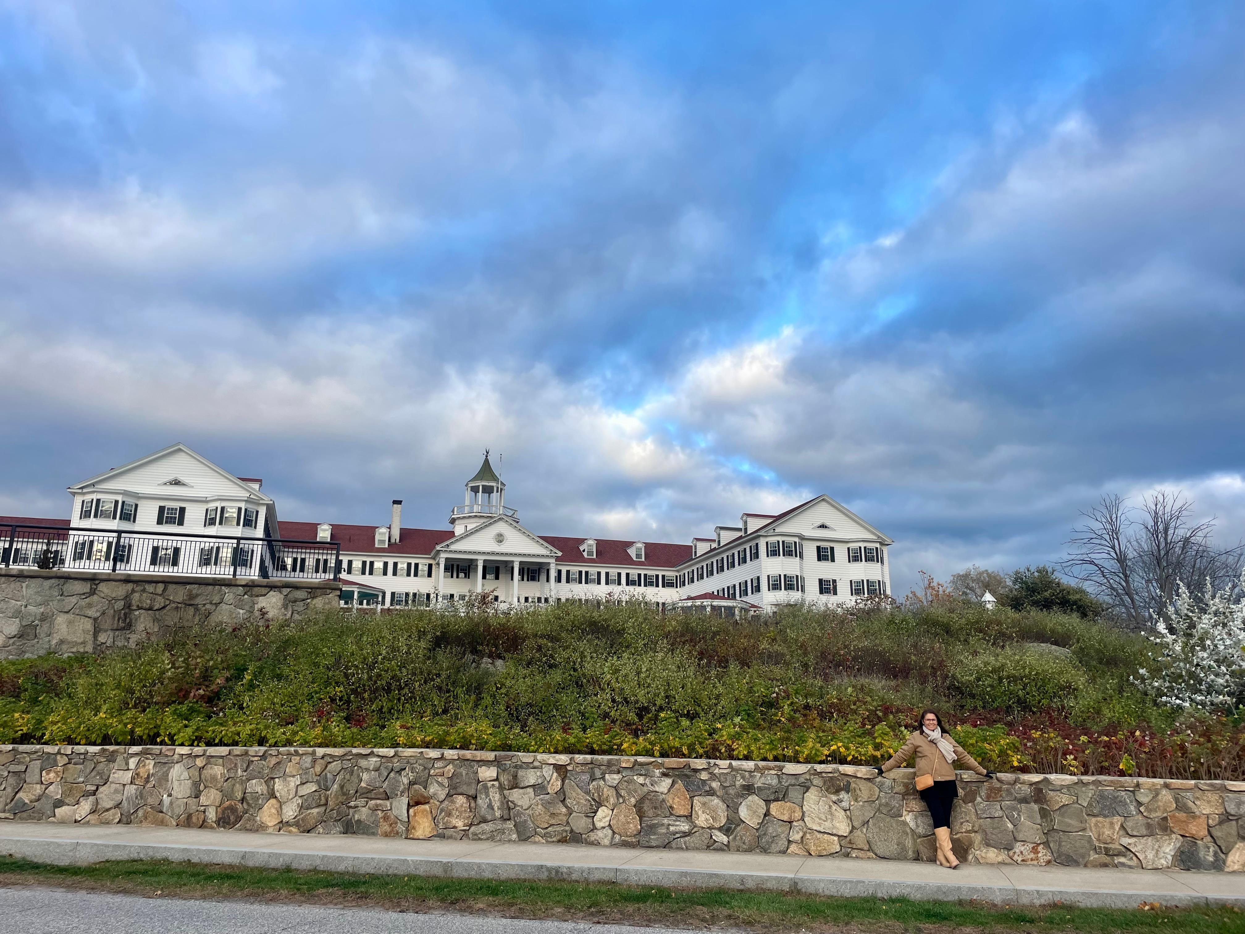 Looking at the hotel from the ocean side