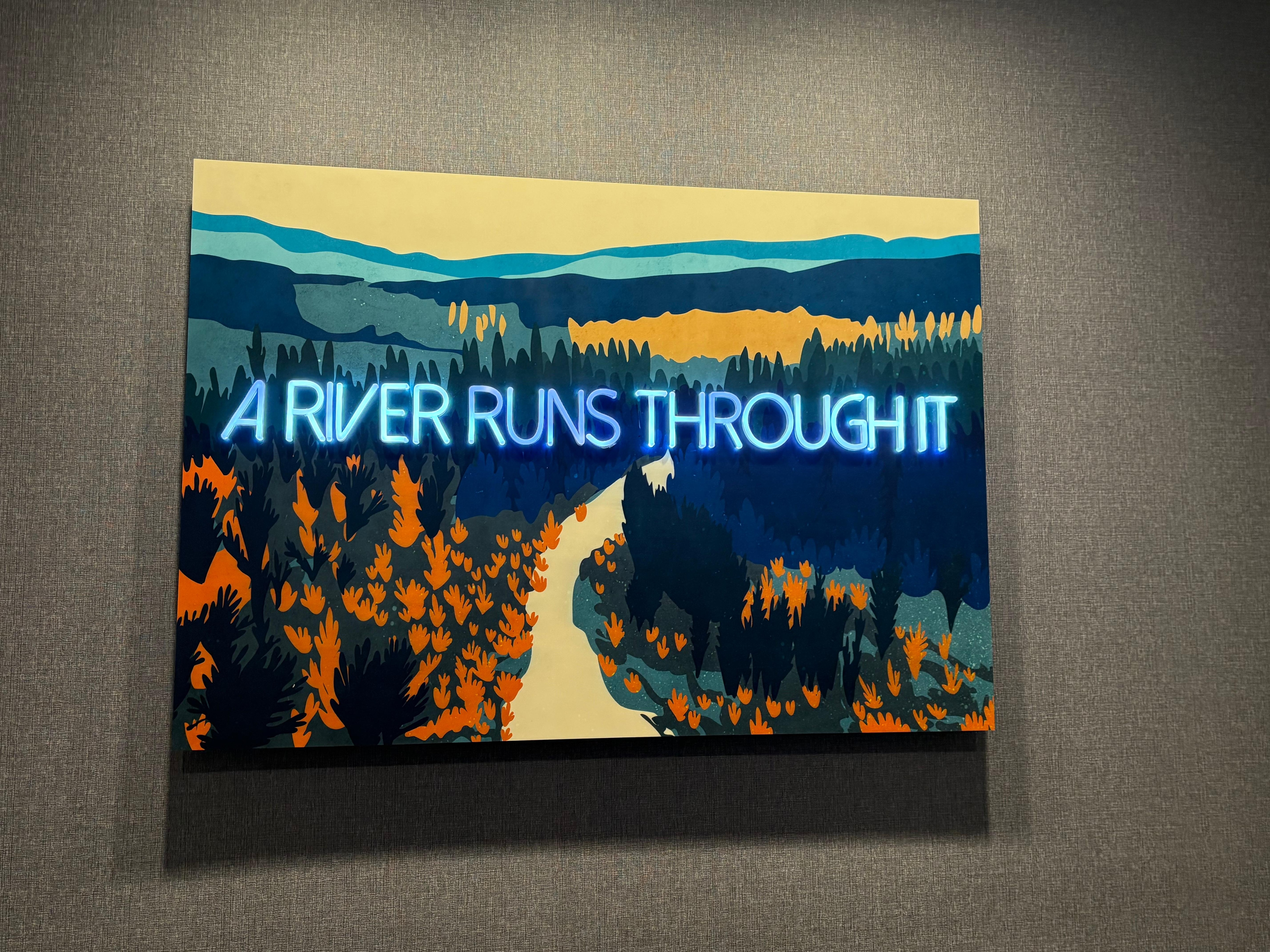 Loved seeing this when we got off of the elevator.