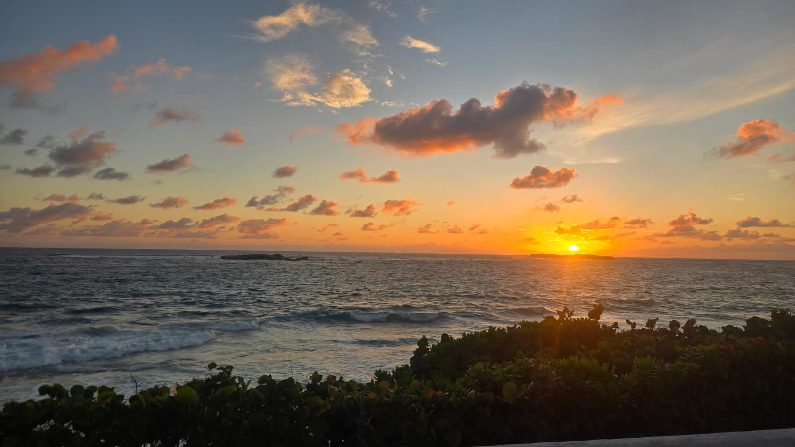 Gorgeous sunrise back of house 