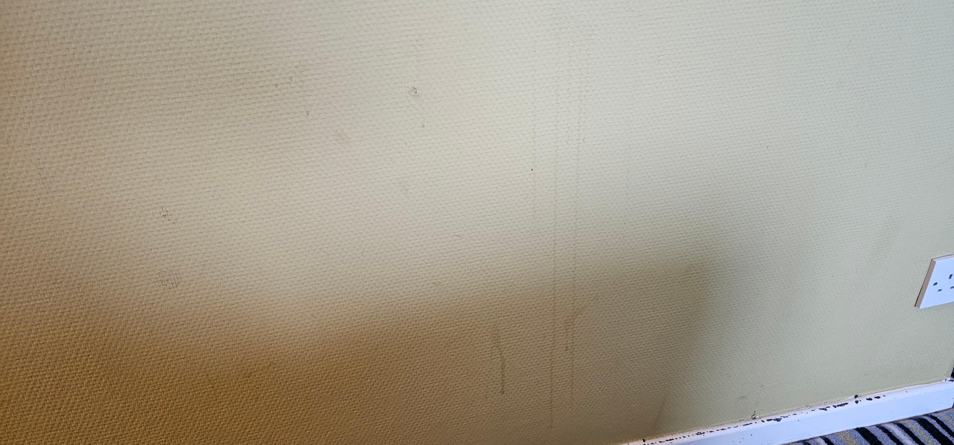 Stains on the wall