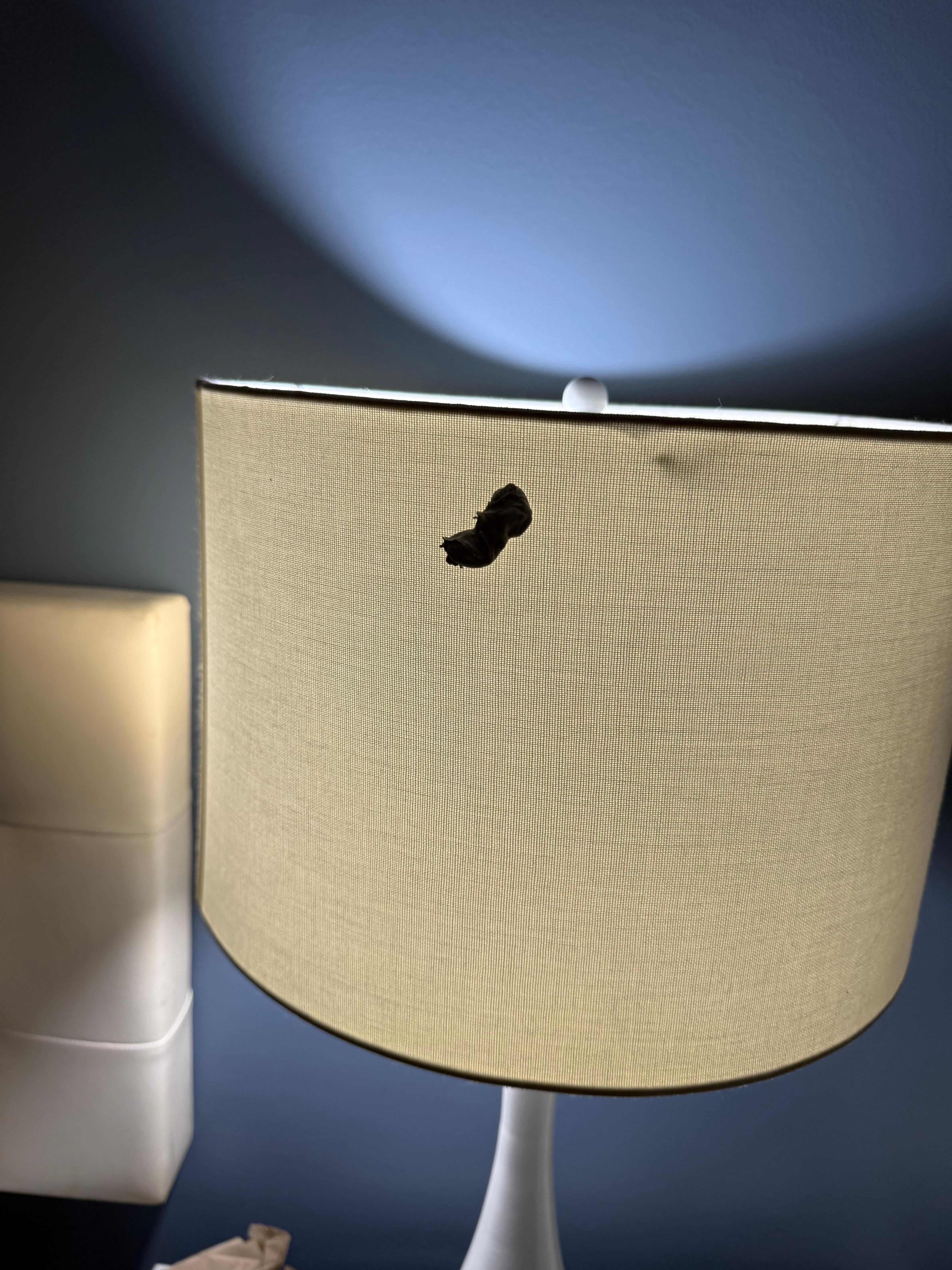 Construction materials on our lampshade