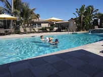 The pool was an absolute delight. Clean and warm too!