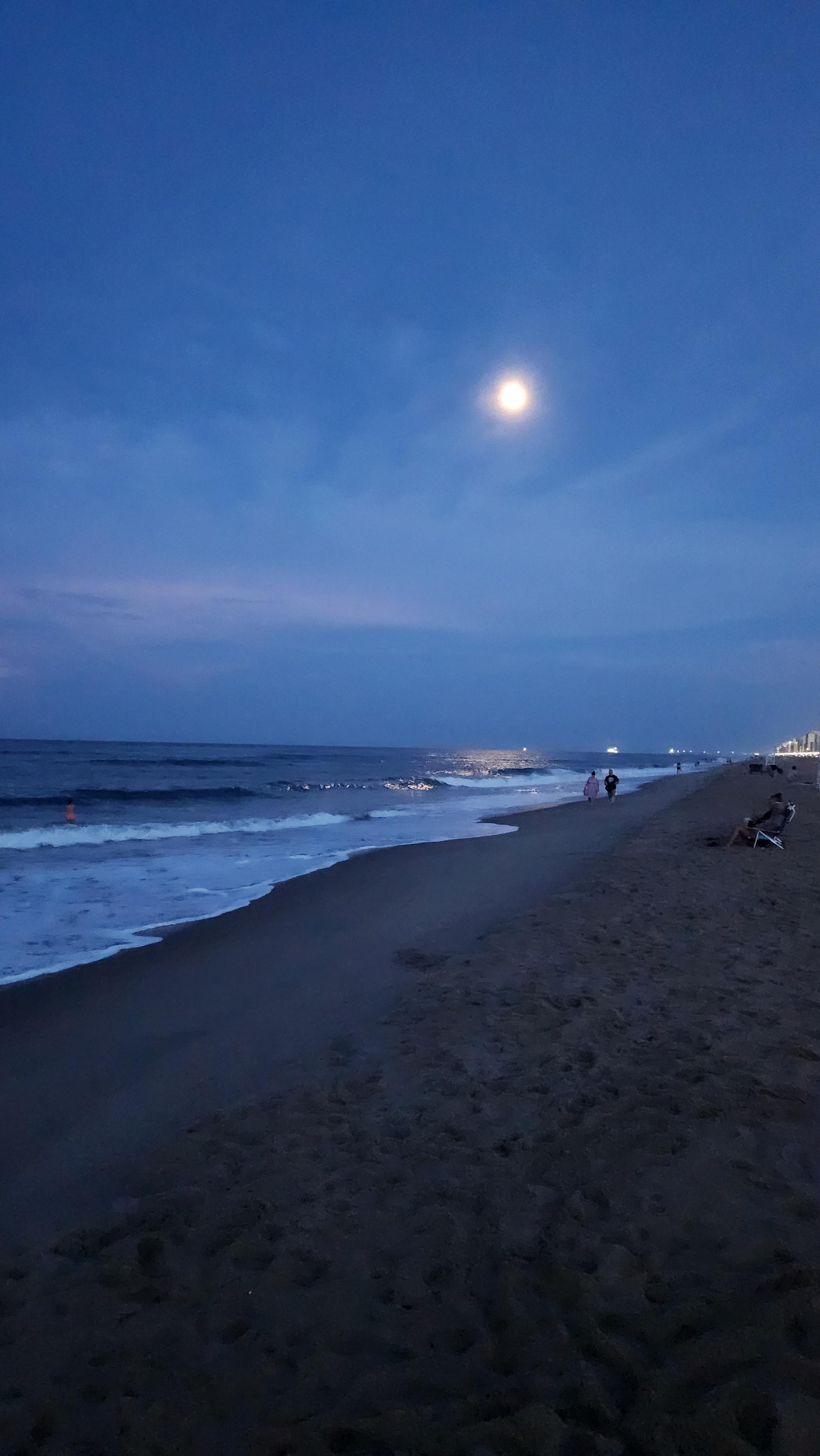 The beach directly down from hotel