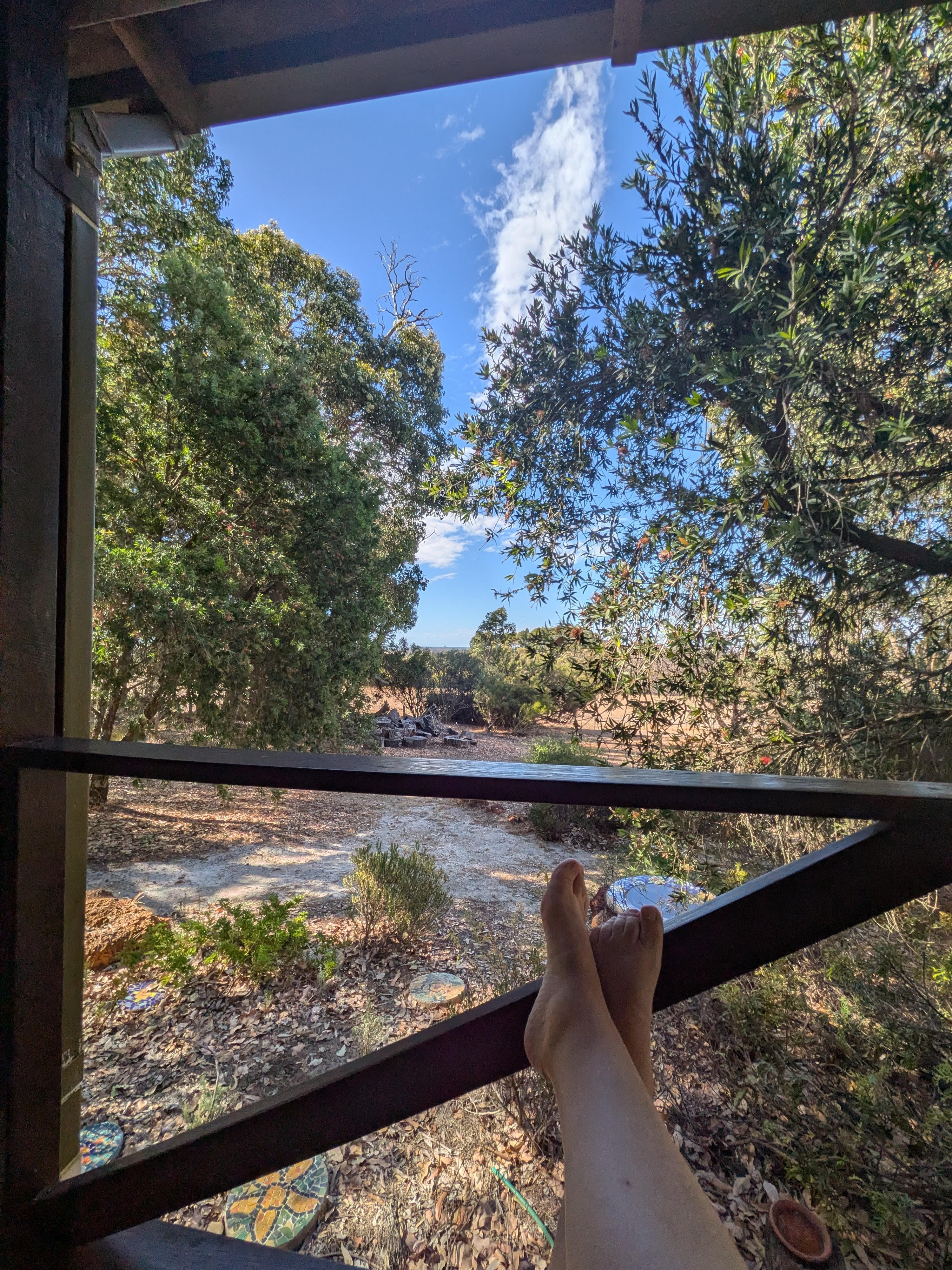 Relax on the verandah.