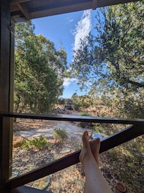 Relax on the verandah.