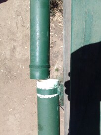 Pipe snapped when balcony almost collapsed