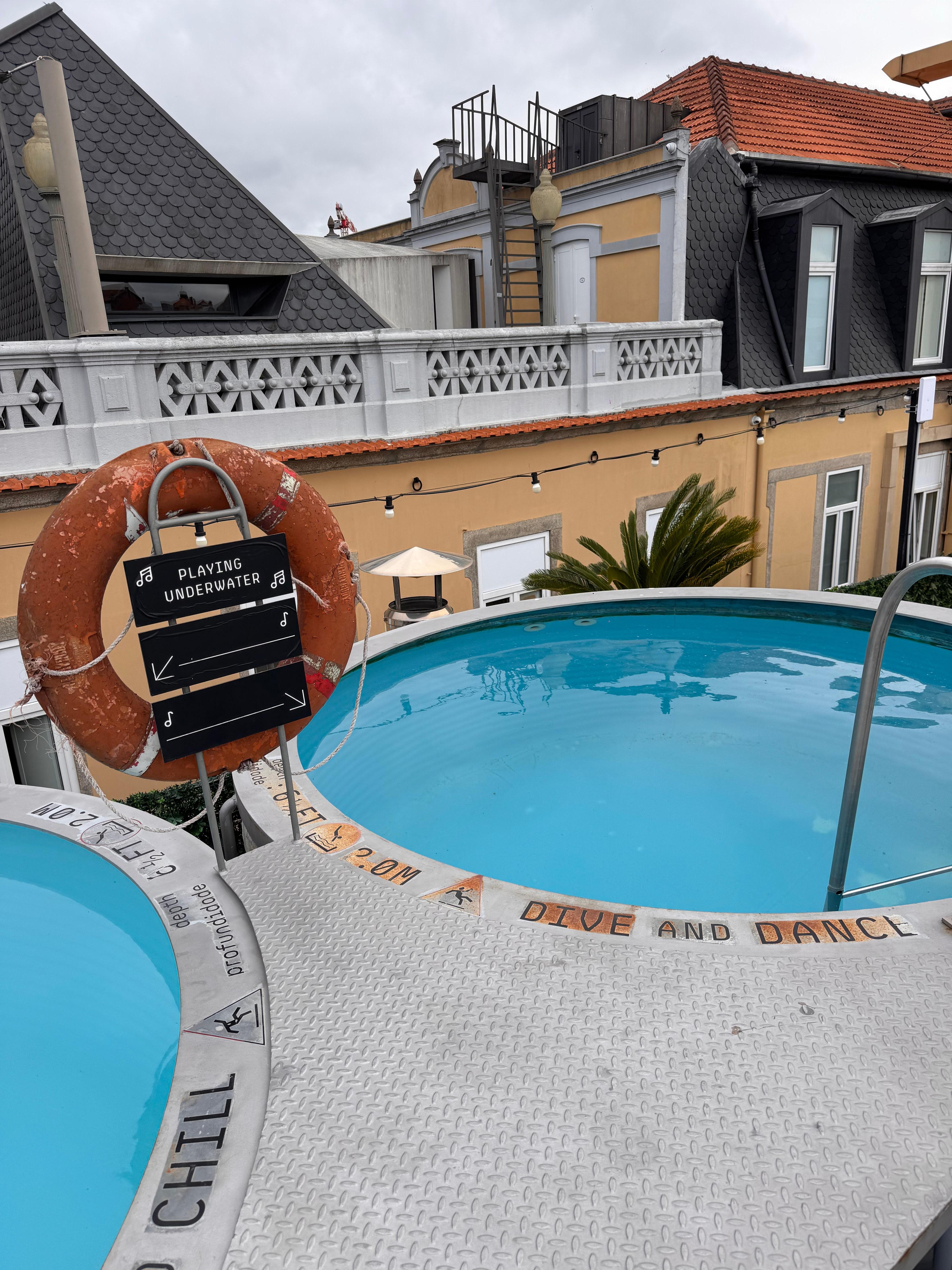Rooftop plunge pools 