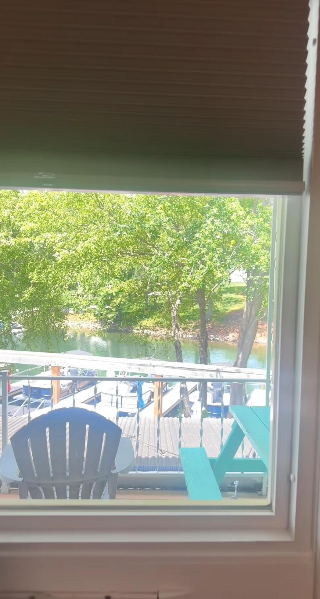 Pretty lake view out our window