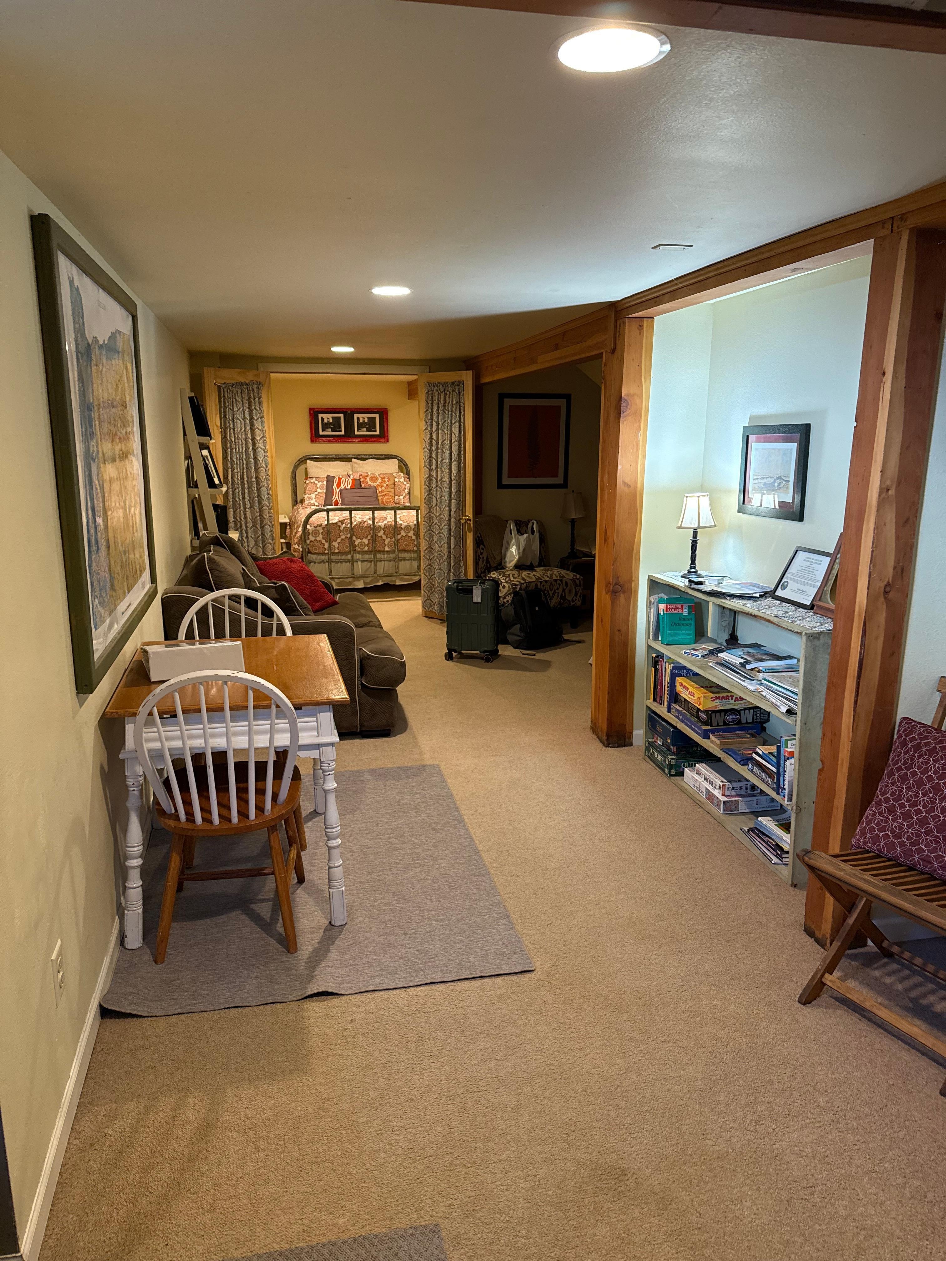 Living space when I arrived.