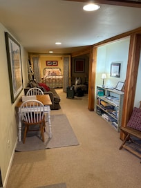 Living space when I arrived.