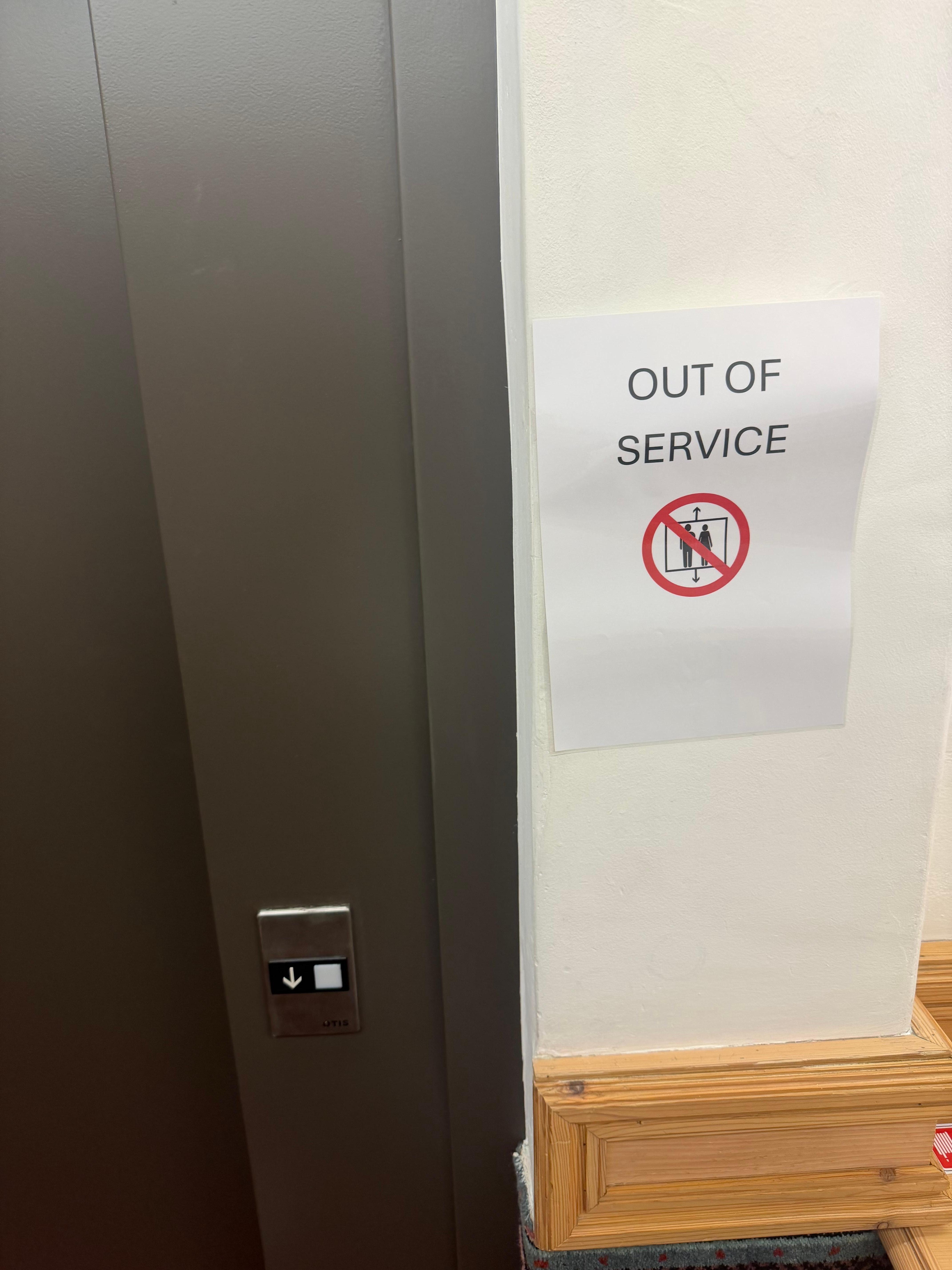 Problem with elevator 