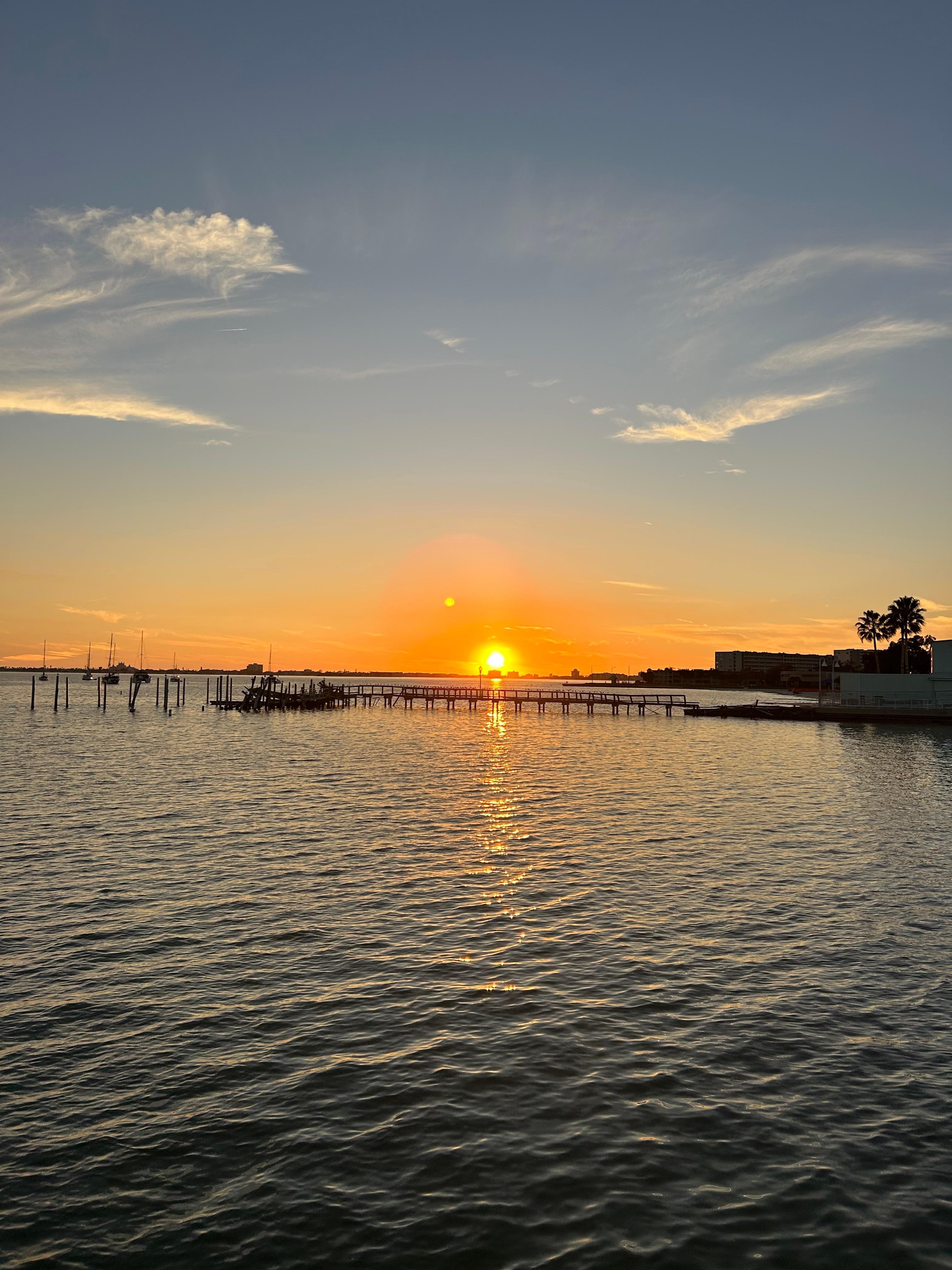 Sunset from the pier