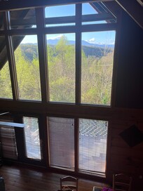 View from loft bedroom.